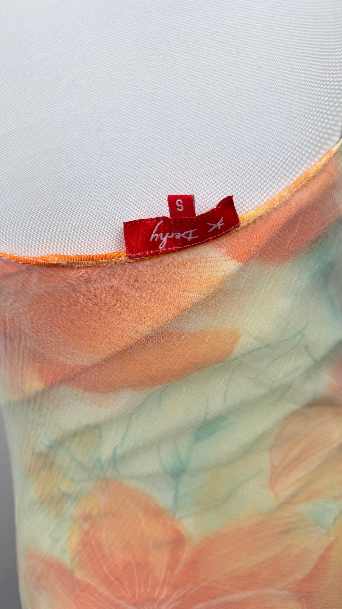 Derhy Watercolor Hibiscus Dress