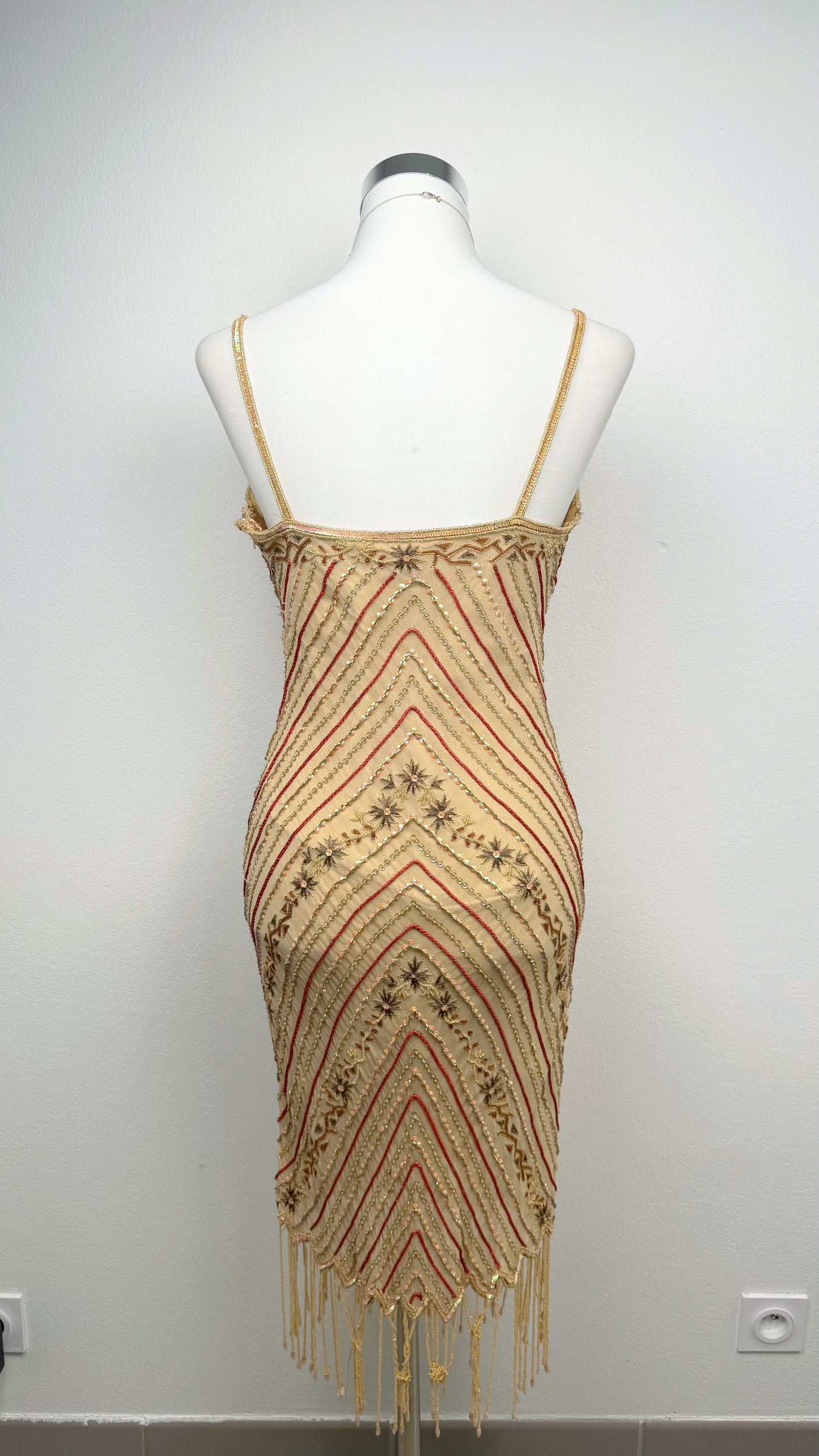 Aftershock Golden Gatsby Dress