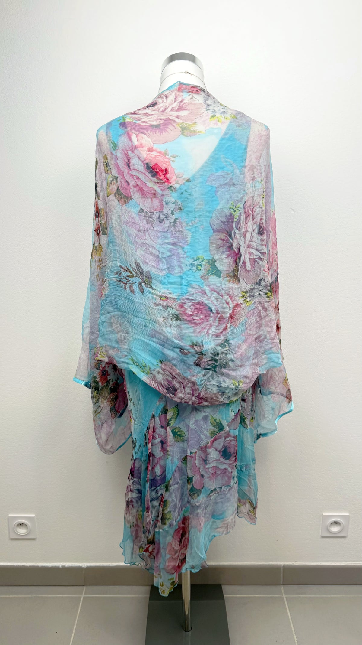 Rare Derhy Bluebell Romance Dress & Cardigan Set