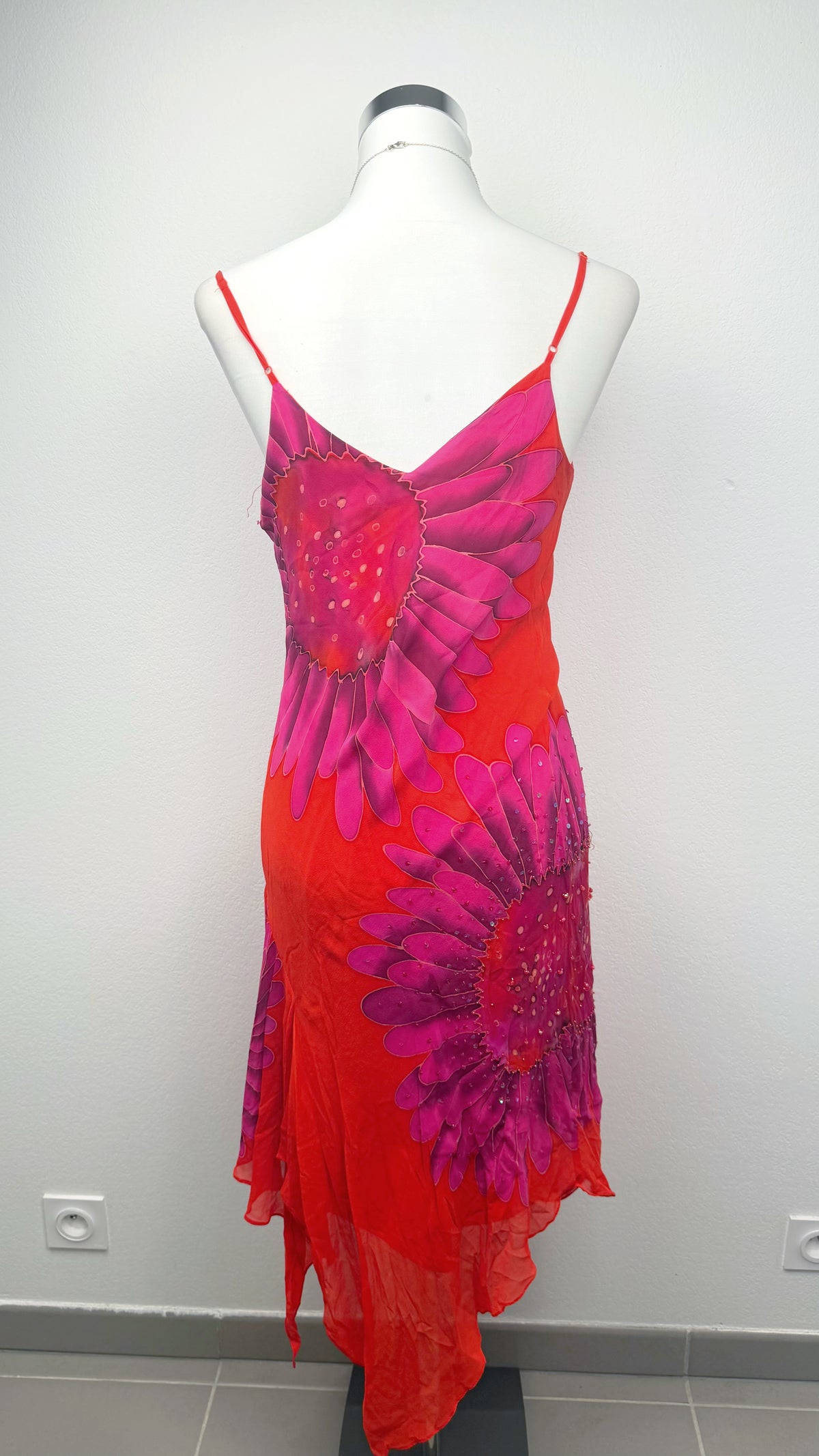 The Dahlia Flame Dress