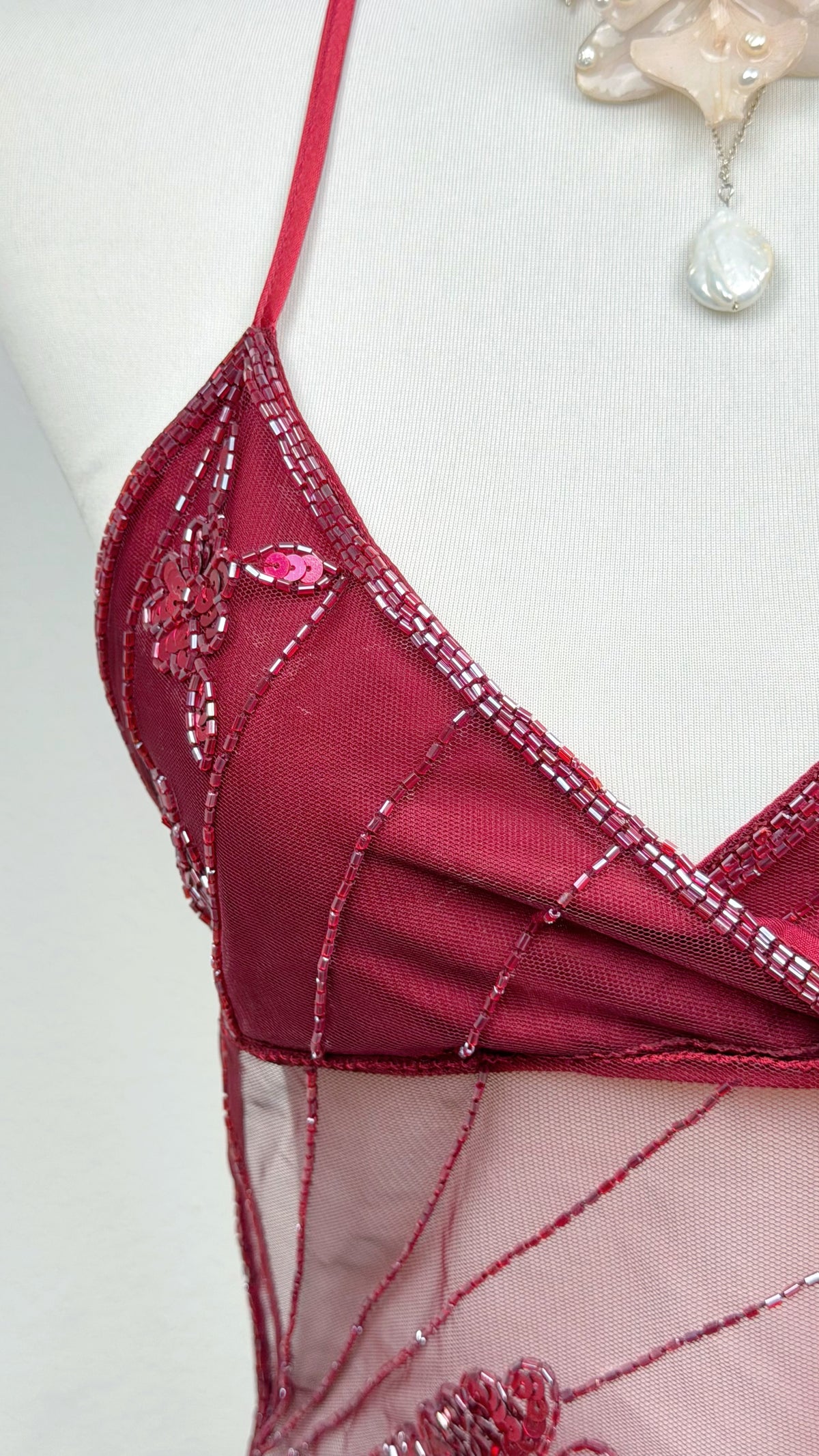 The Burgundy Butterfly Fairy Top