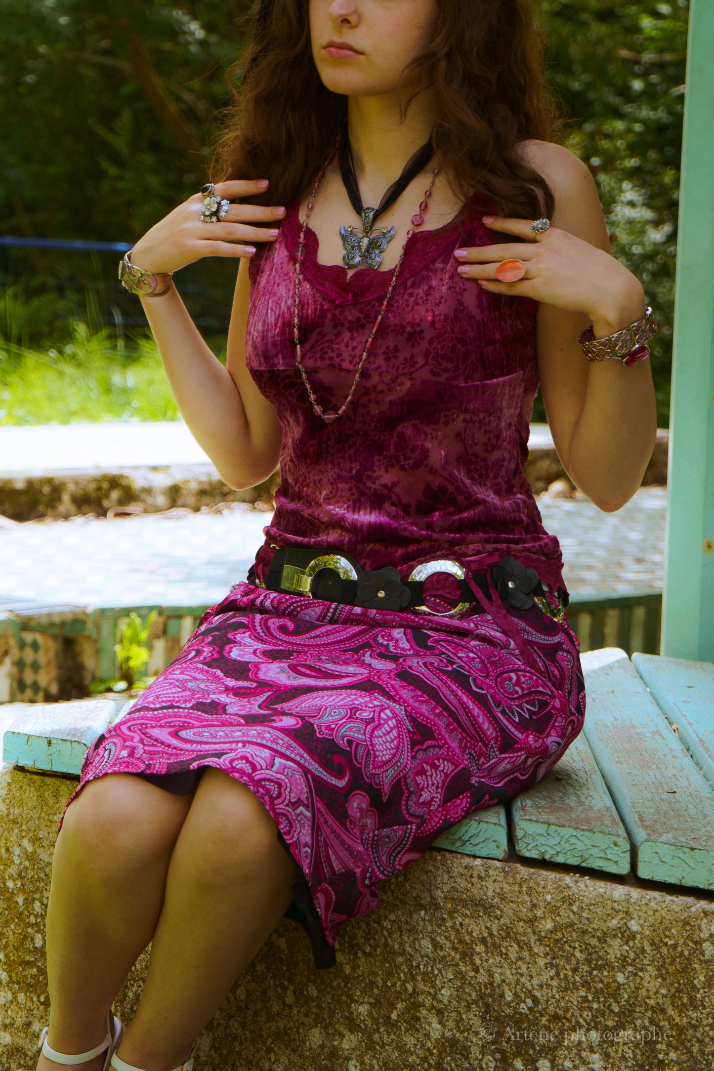 Wild Paisley Skirt