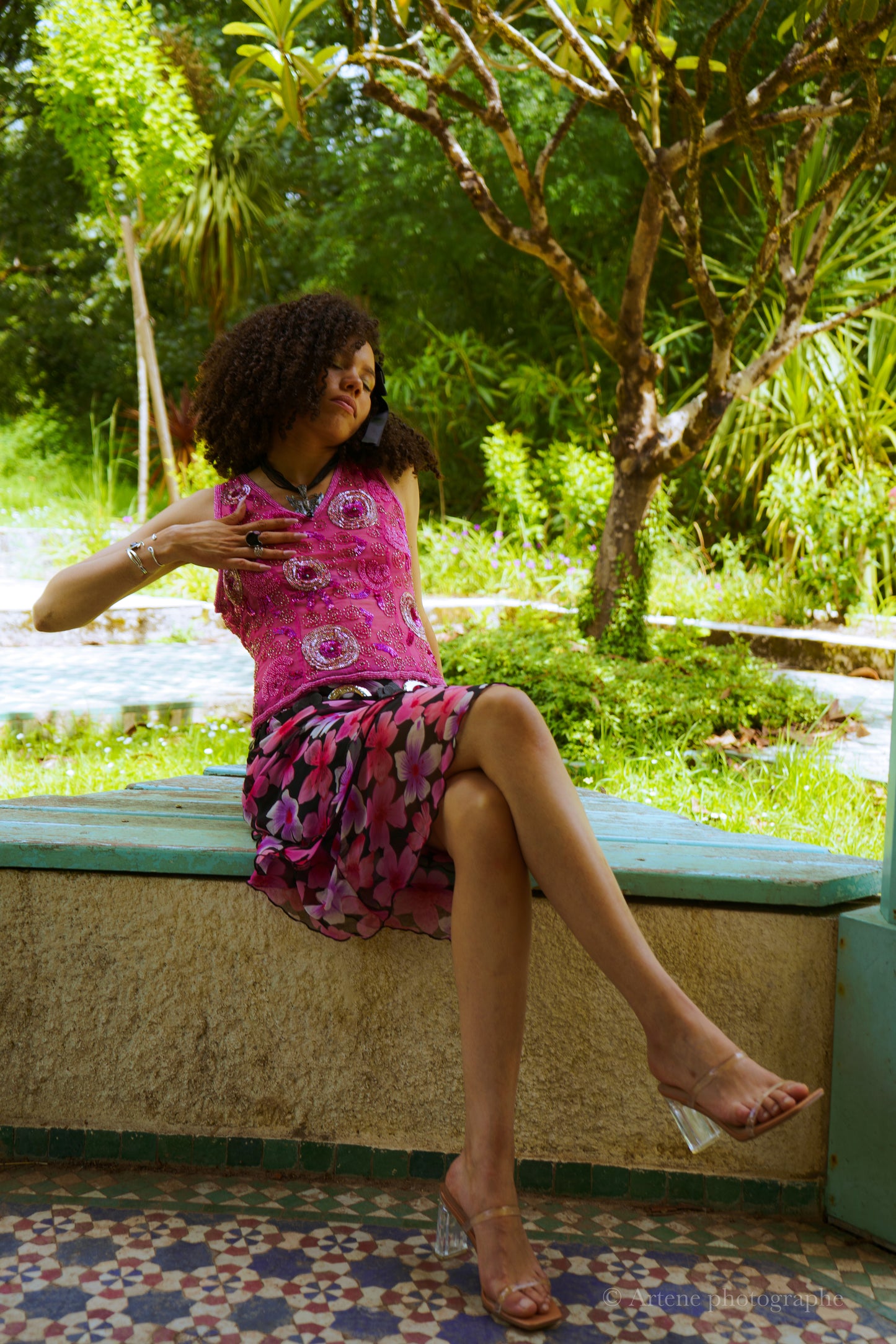 Orchid Whirl Skirt