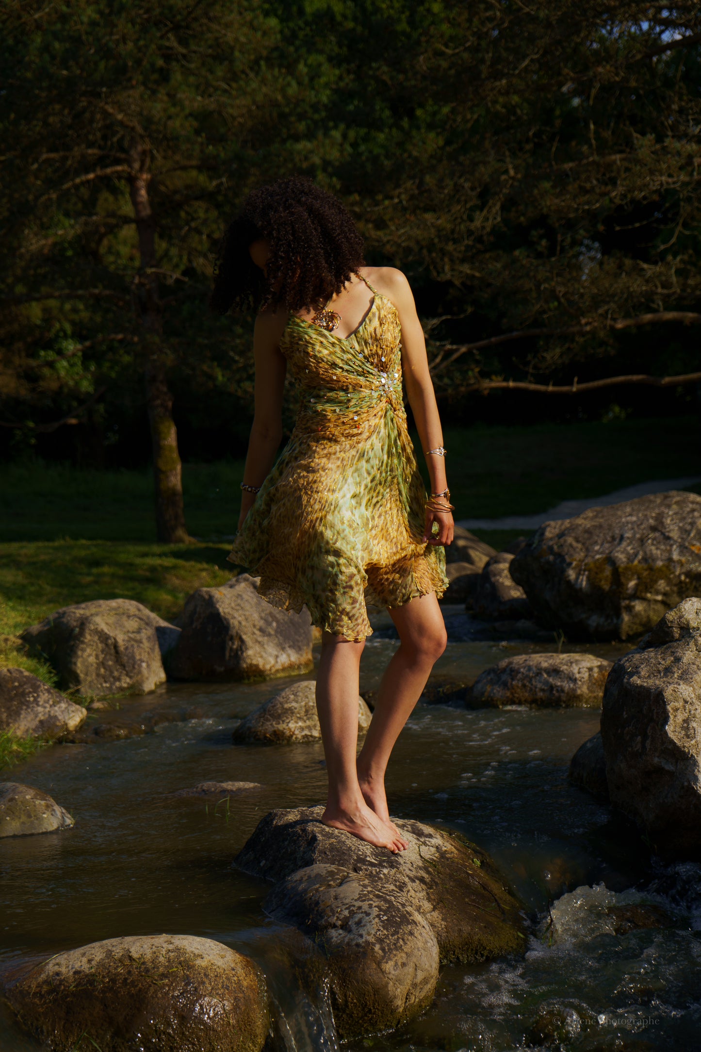 “Sierra” Glitter Cheetah Dress