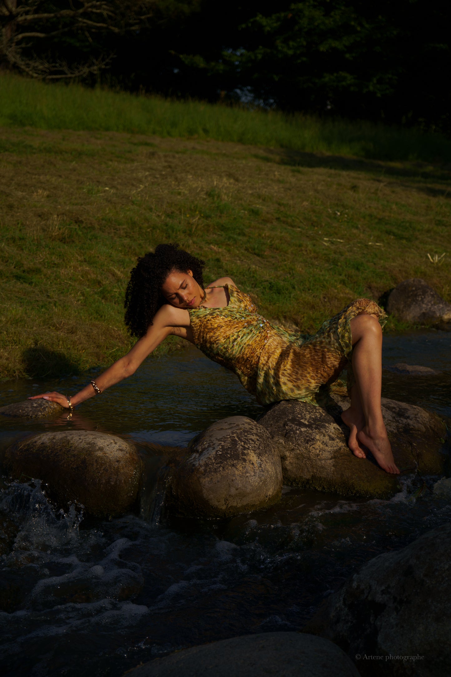 “Sierra” Glitter Cheetah Dress