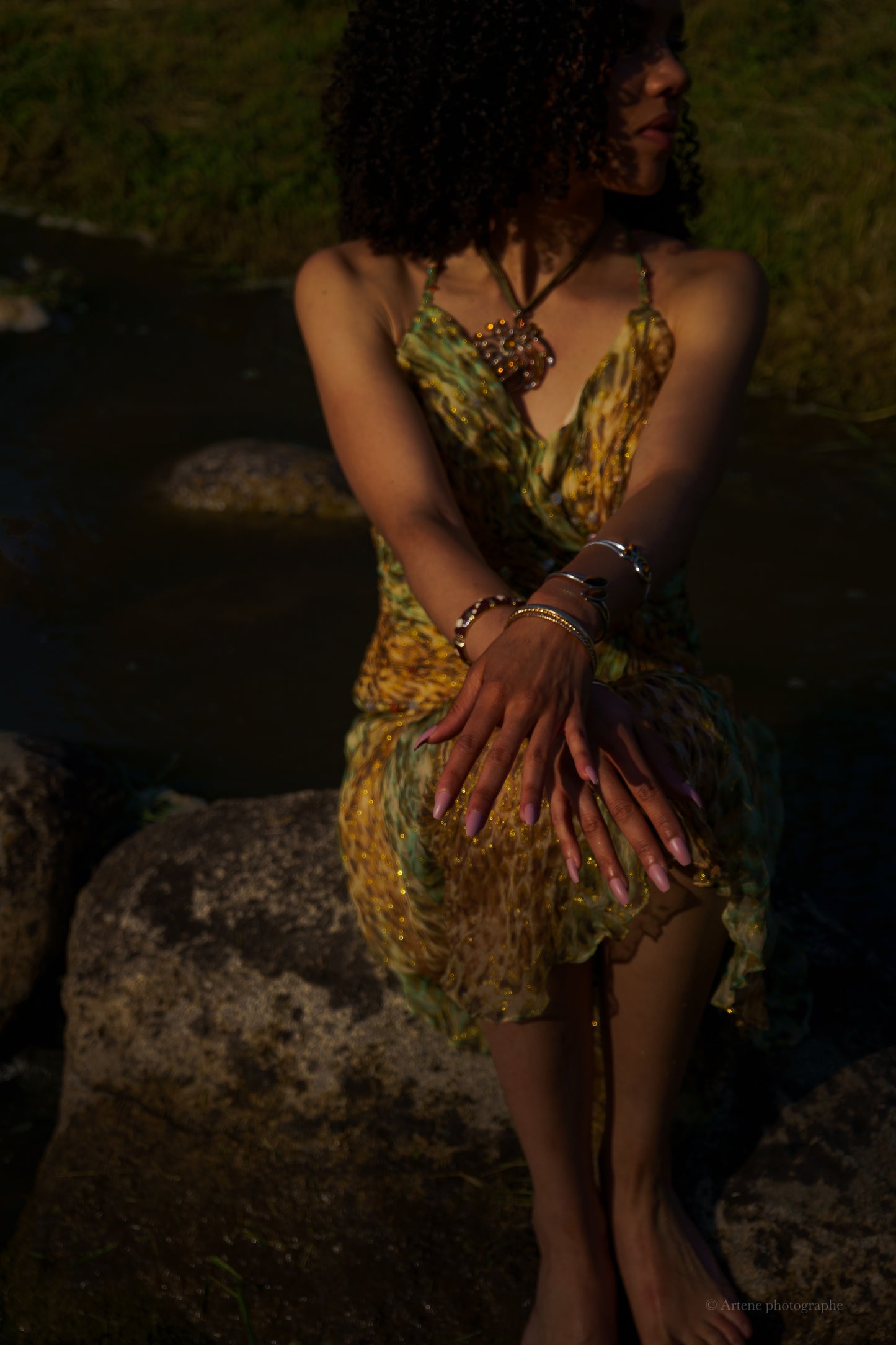 “Sierra” Glitter Cheetah Dress