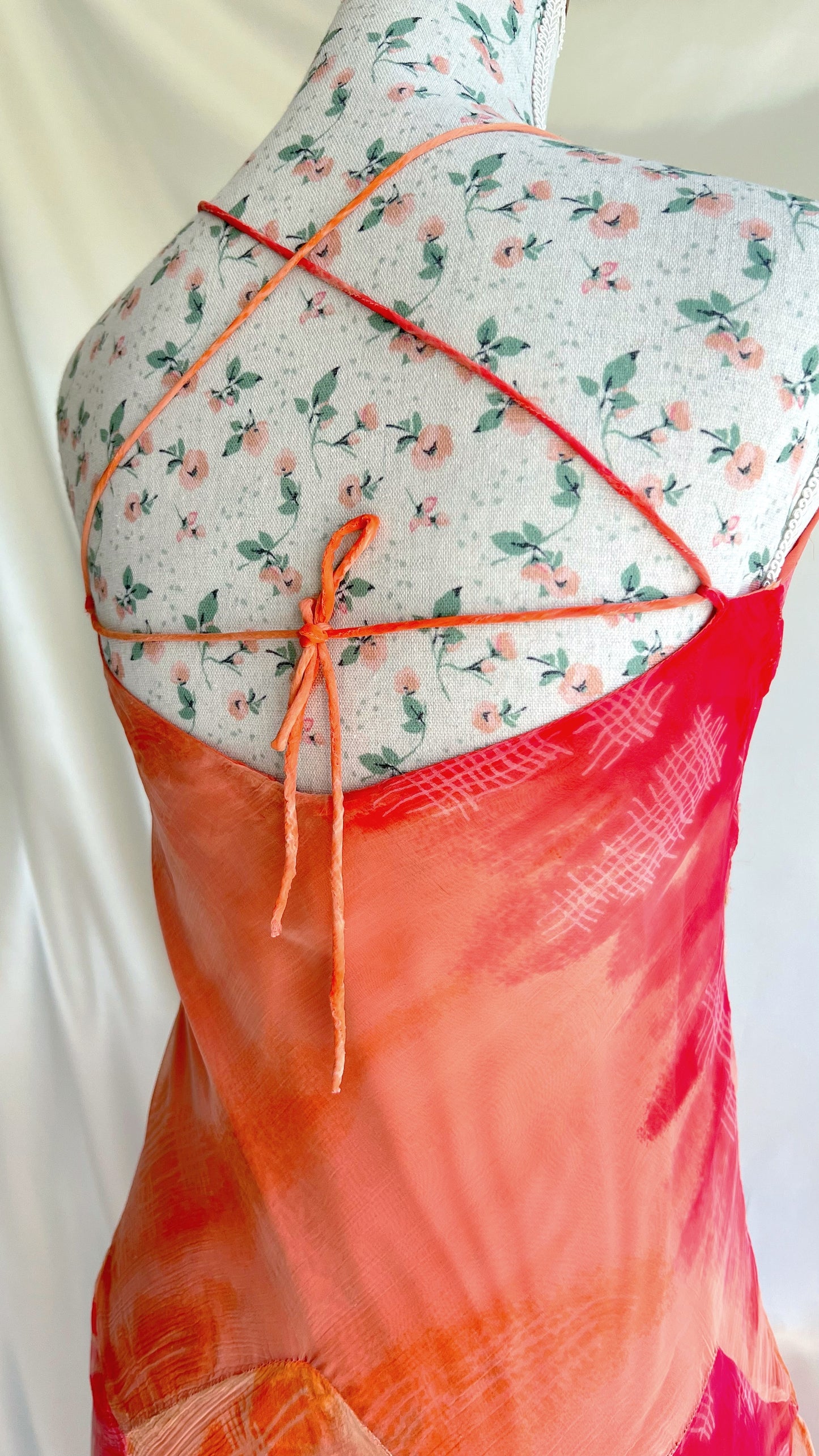 "Fire Lily" very RARE dress by Renée Derhy