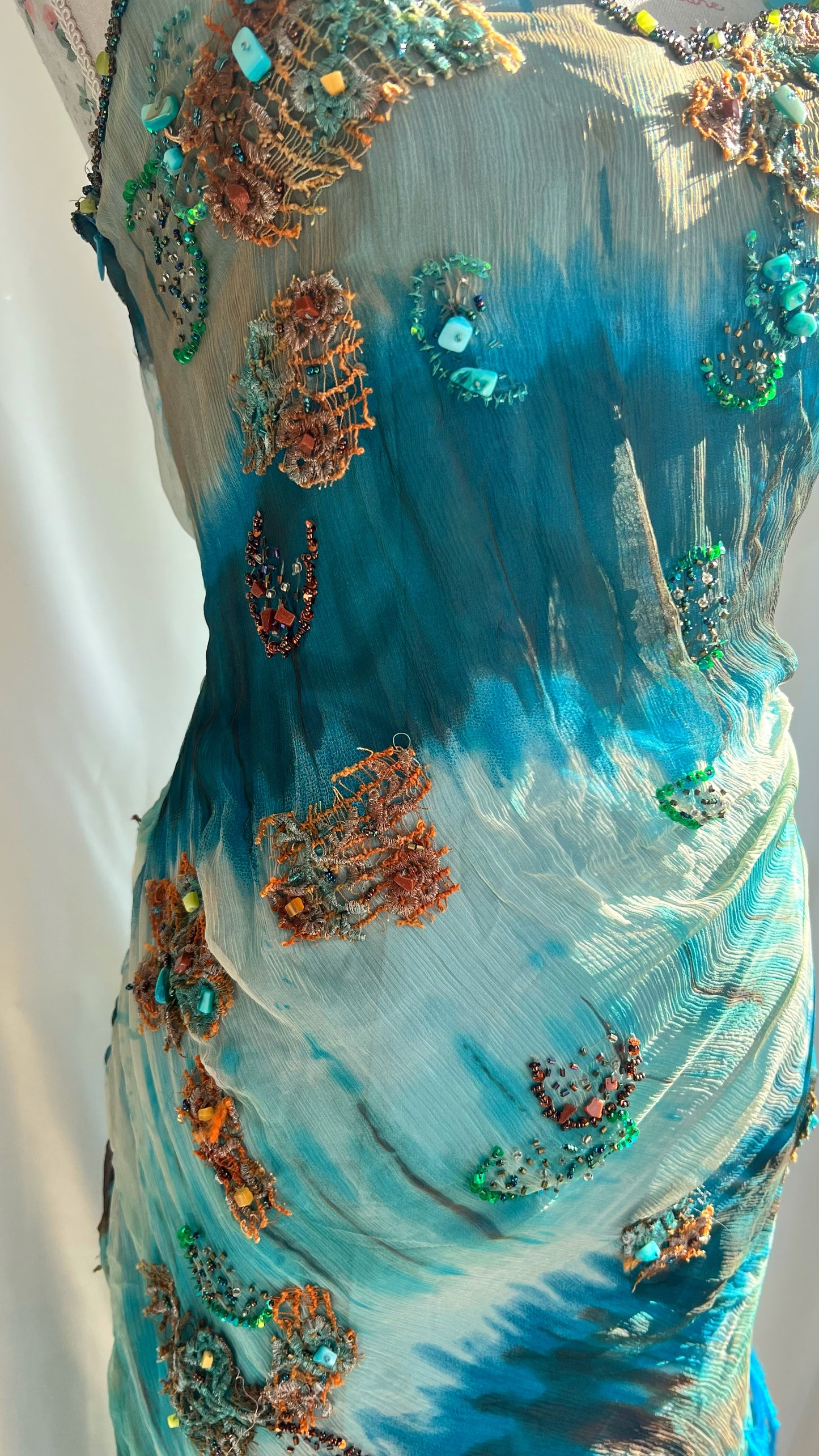 100% Silk “Blue Mirage”