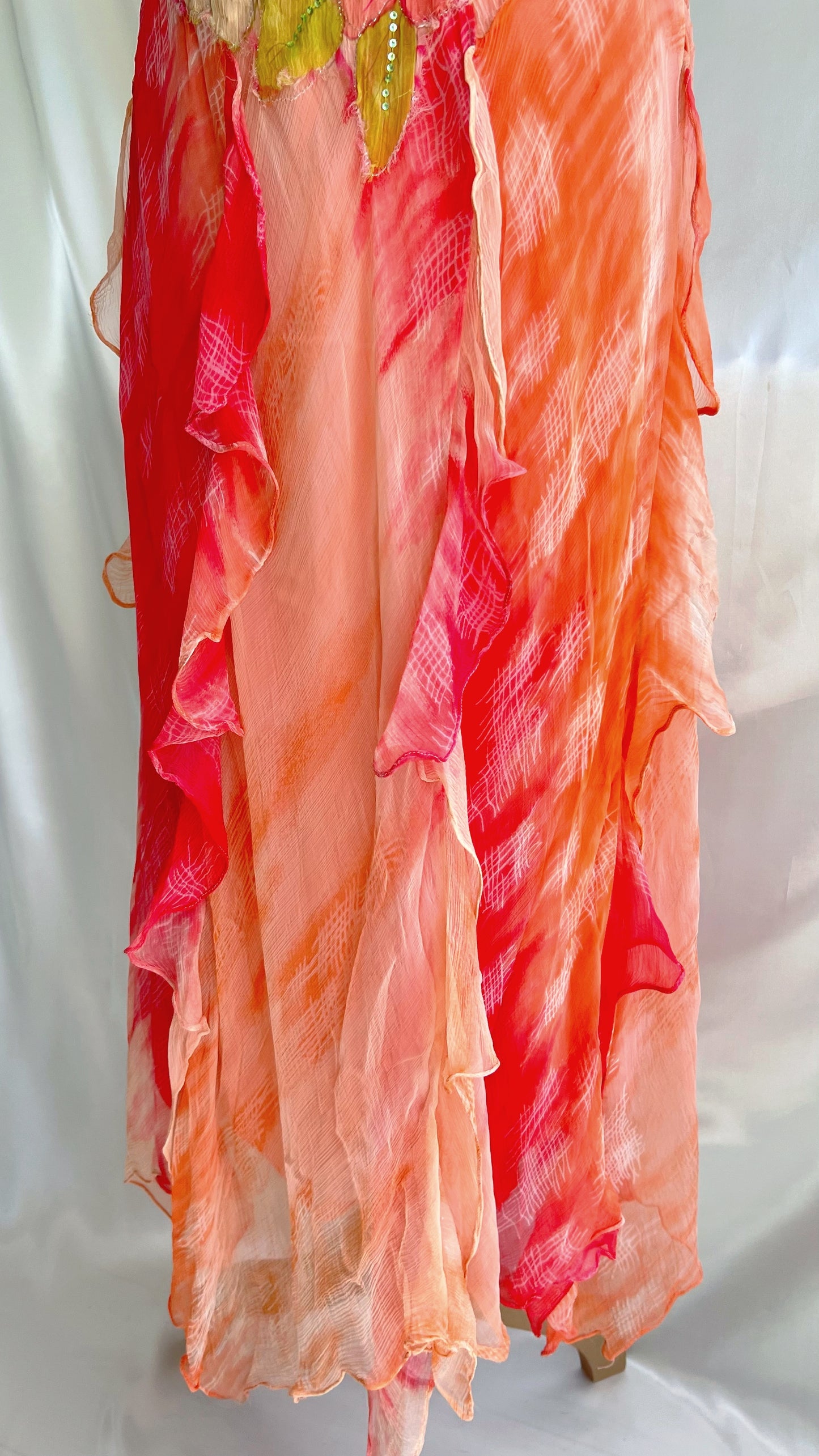 "Fire Lily" very RARE dress by Renée Derhy