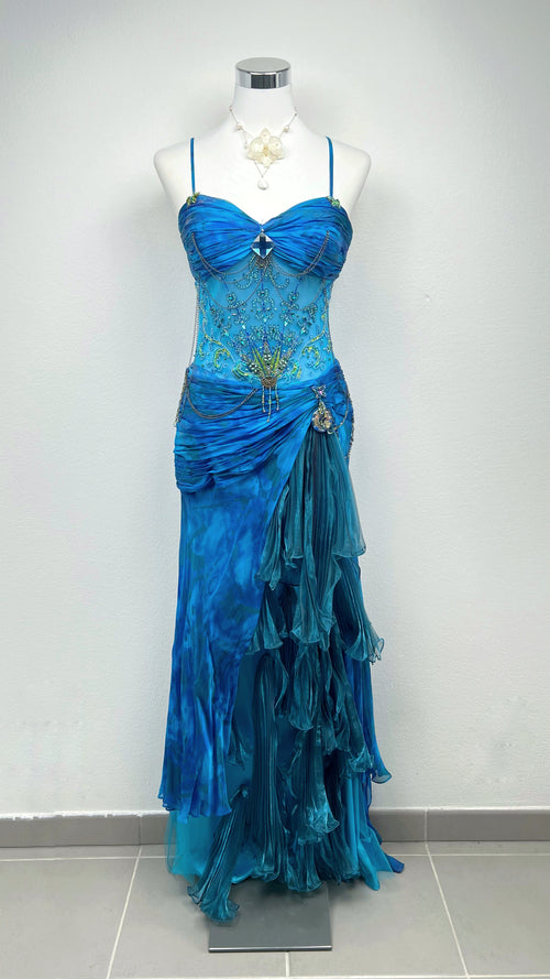 Sapphire Abyss Gown