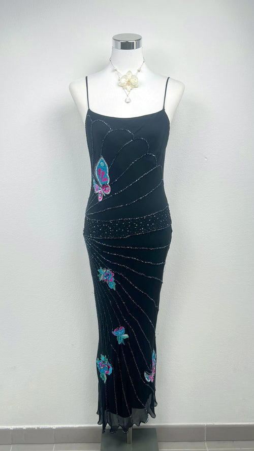 Midnight Butterfly Dress