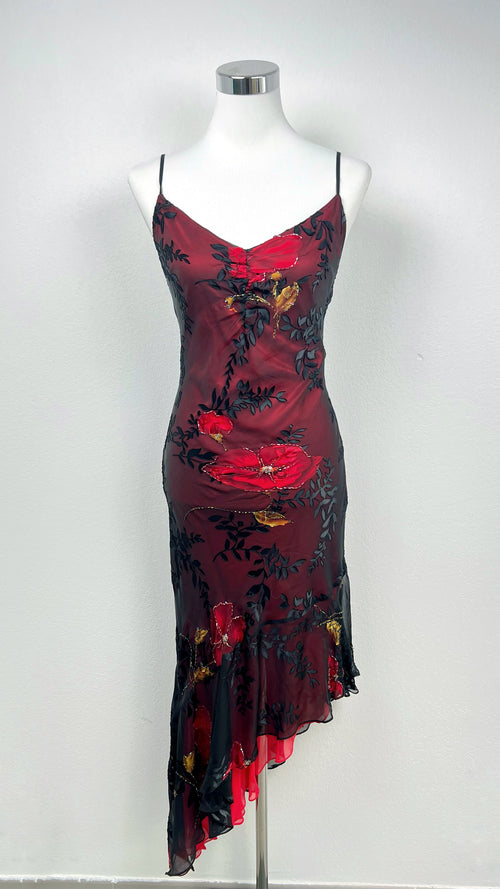 Crimson Enchantress Dress