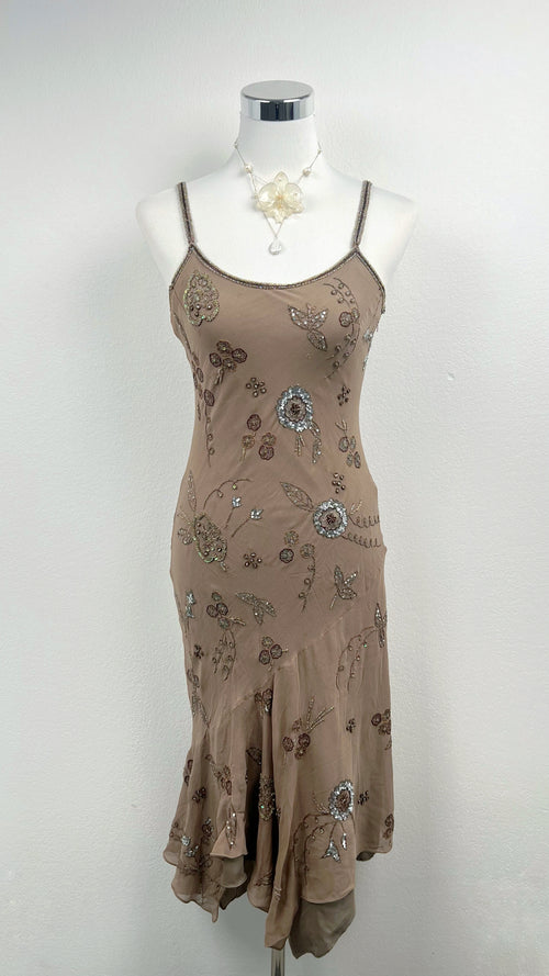 Desert Bloom Silk Dress