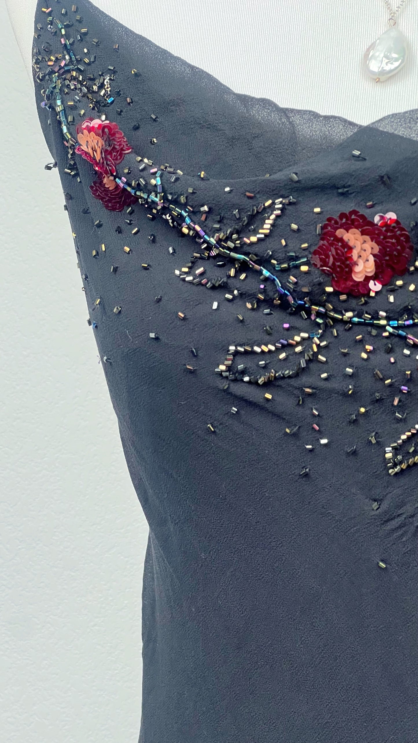 Midnight Crimson Blossoms