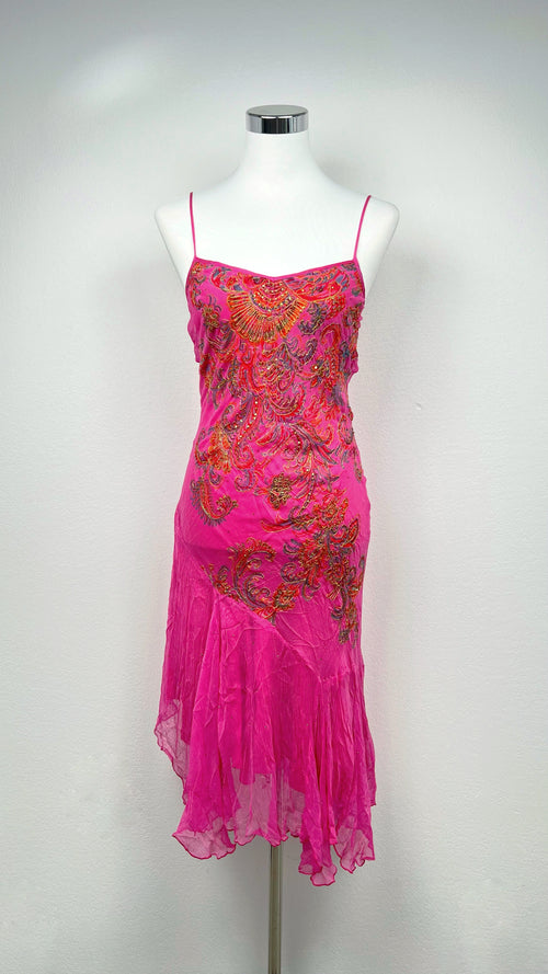 Derhy Fuchsia Firebird Dress