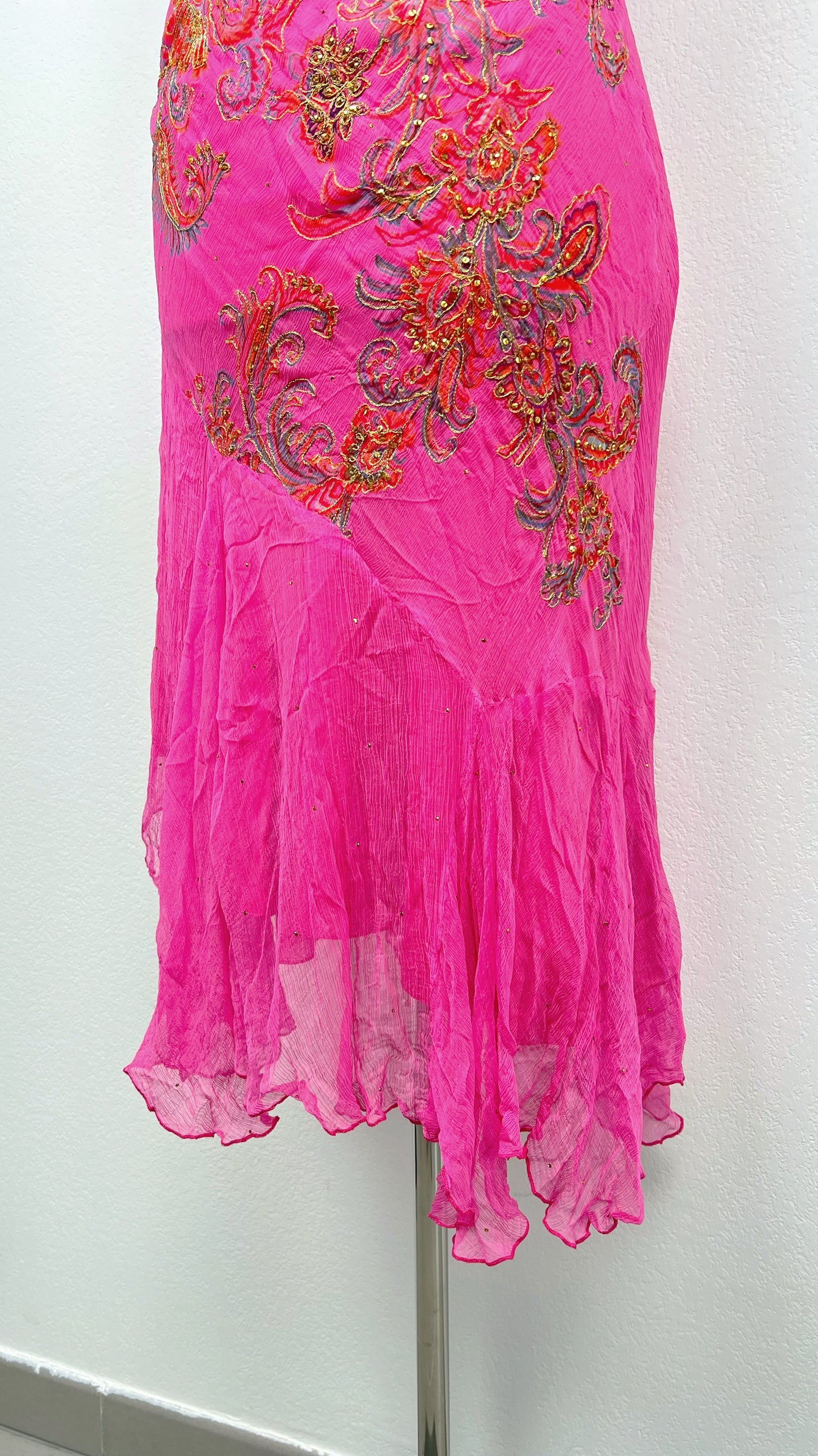 Derhy Fuchsia Firebird Dress