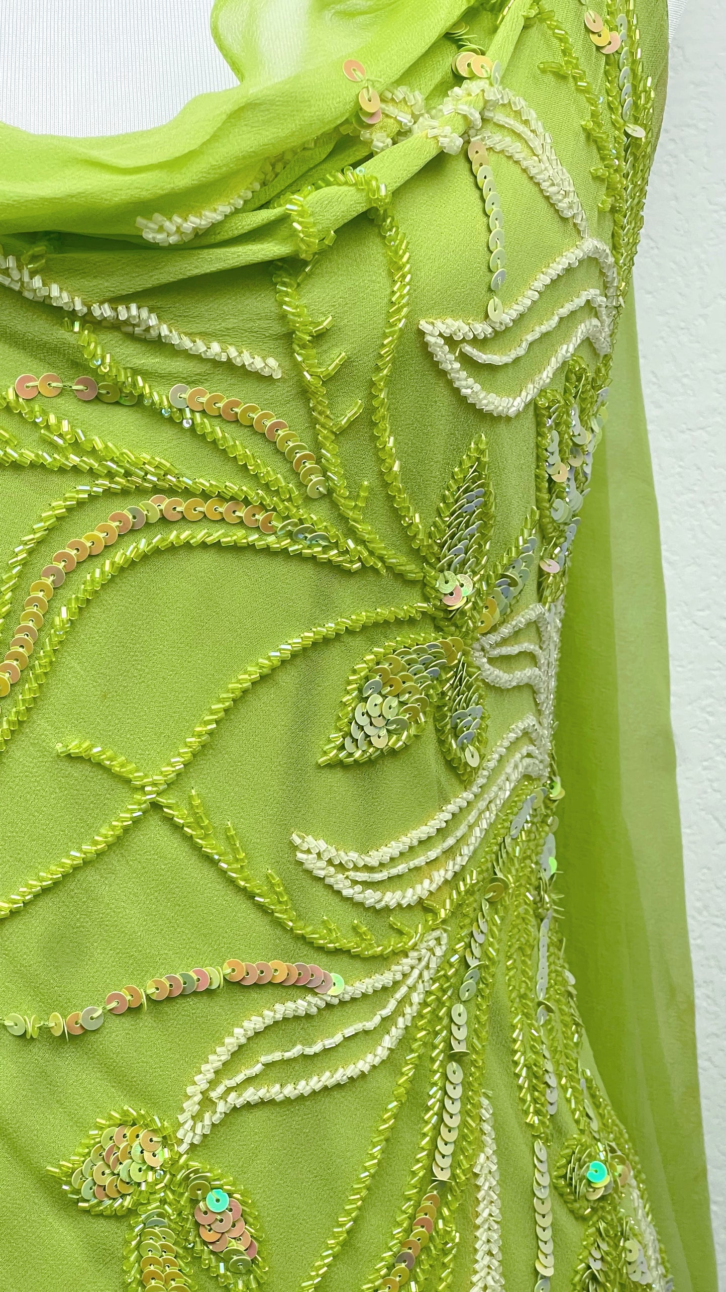 Fairy Lime Silk Dress