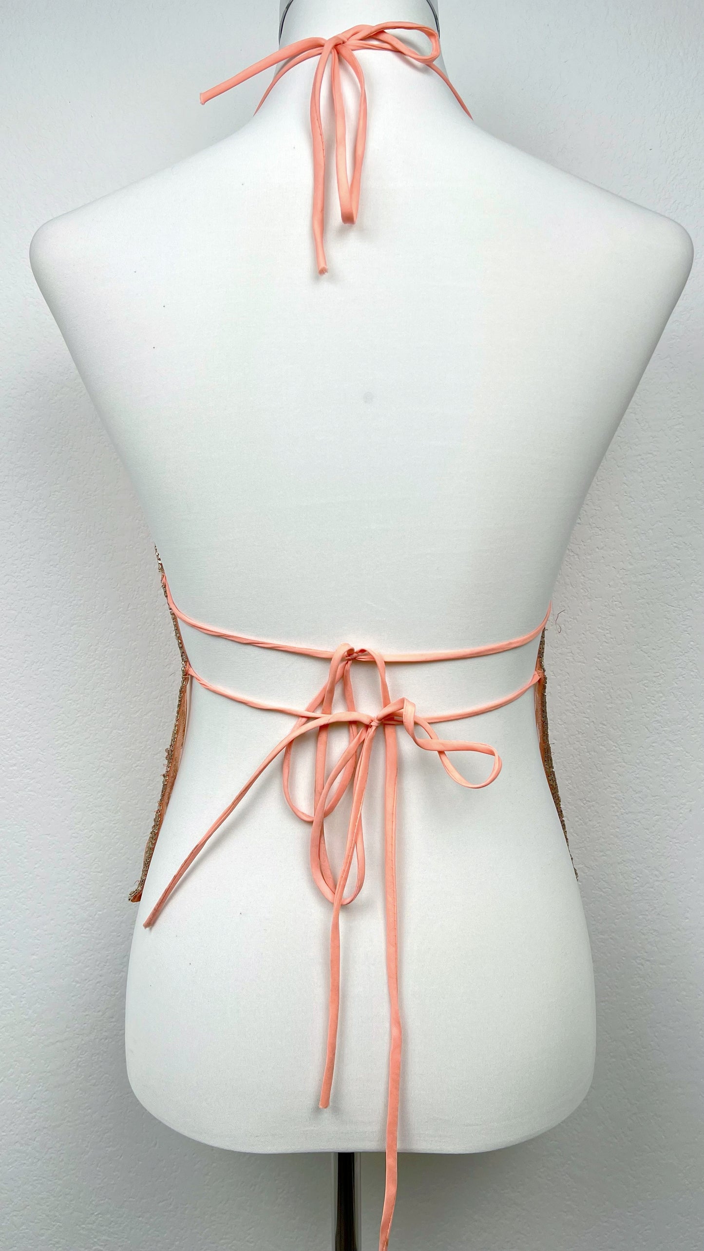 Peach Glow Halter Top