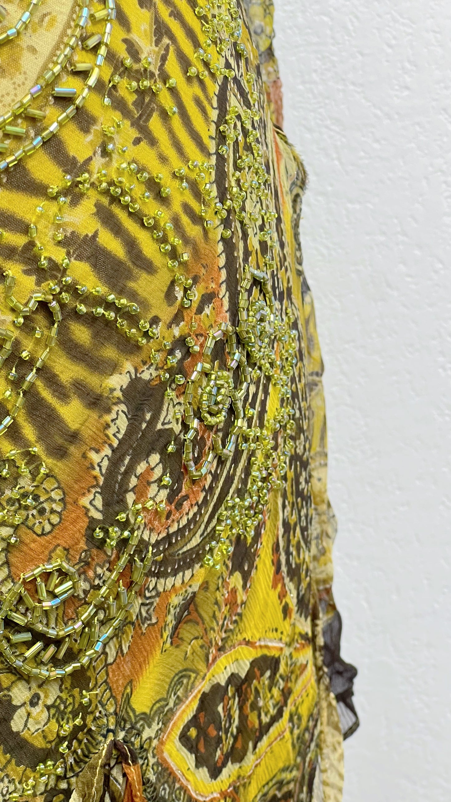 Golden Earth Silk Dress