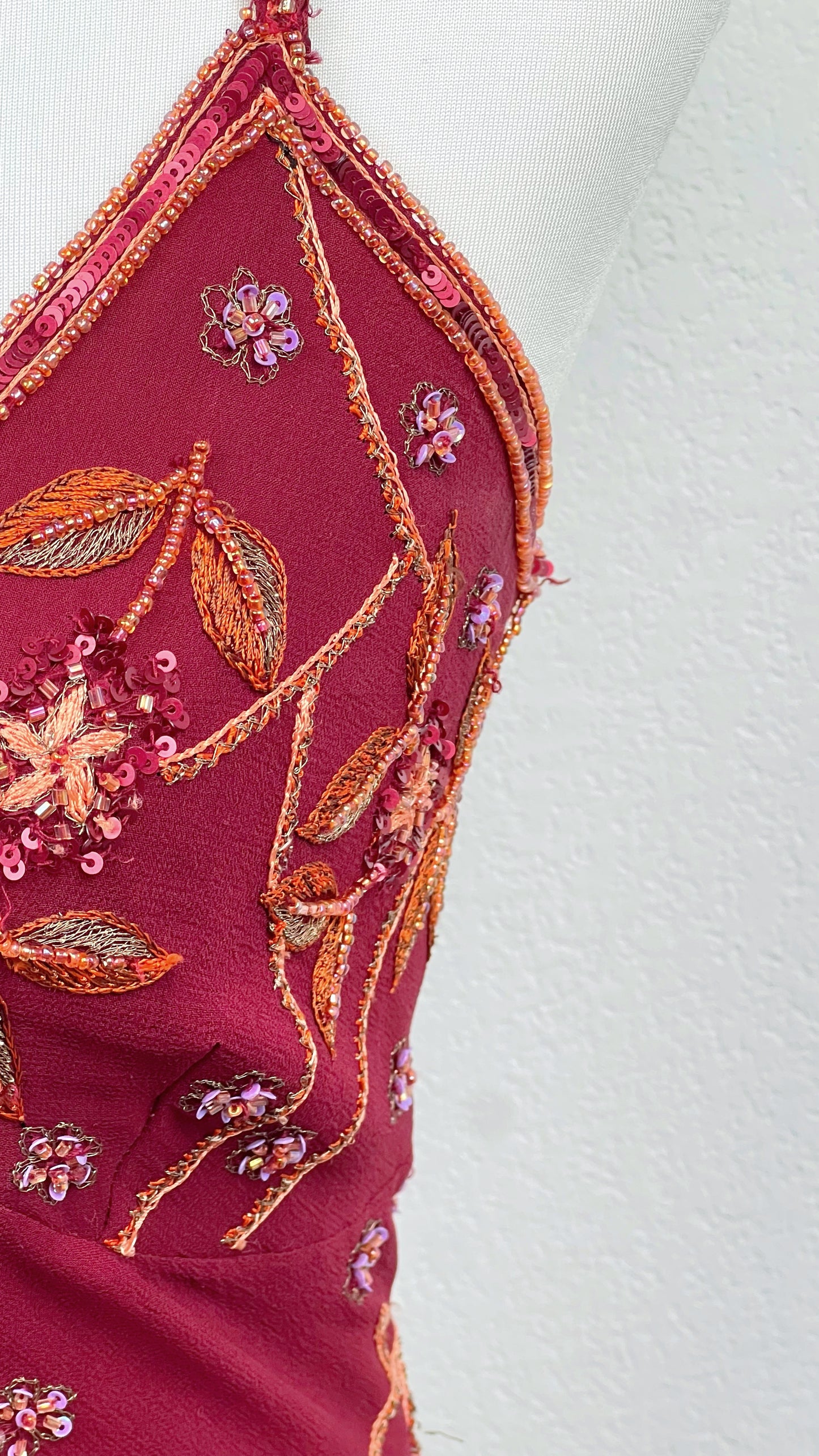 Crimson Bloom Dress