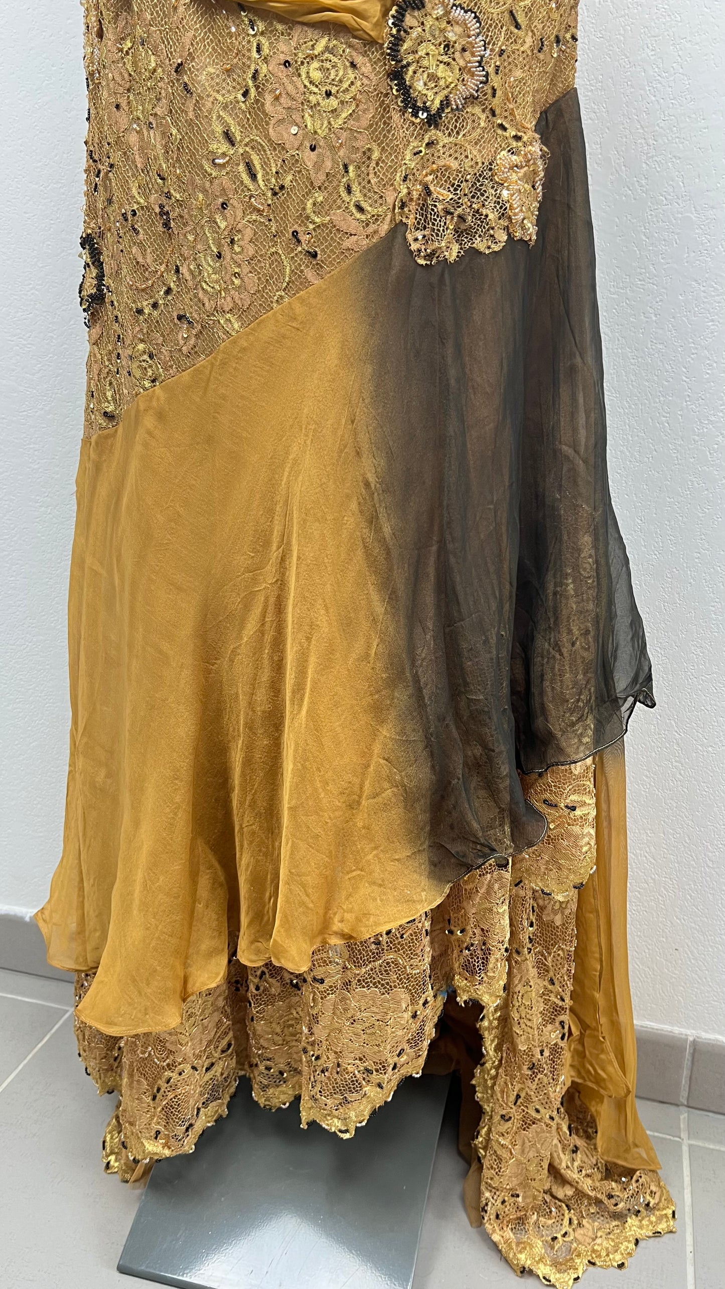 Golden Mirage Beaded Dress
