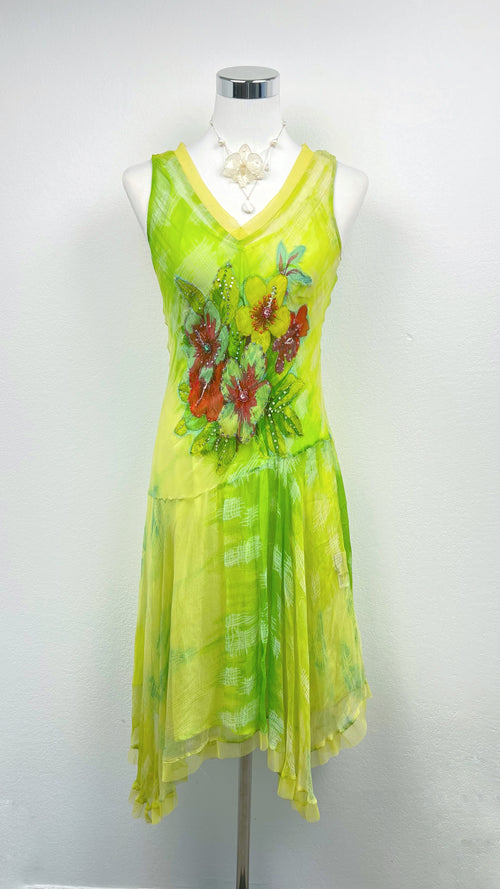 Derhy RARE Lime Garden Reverie