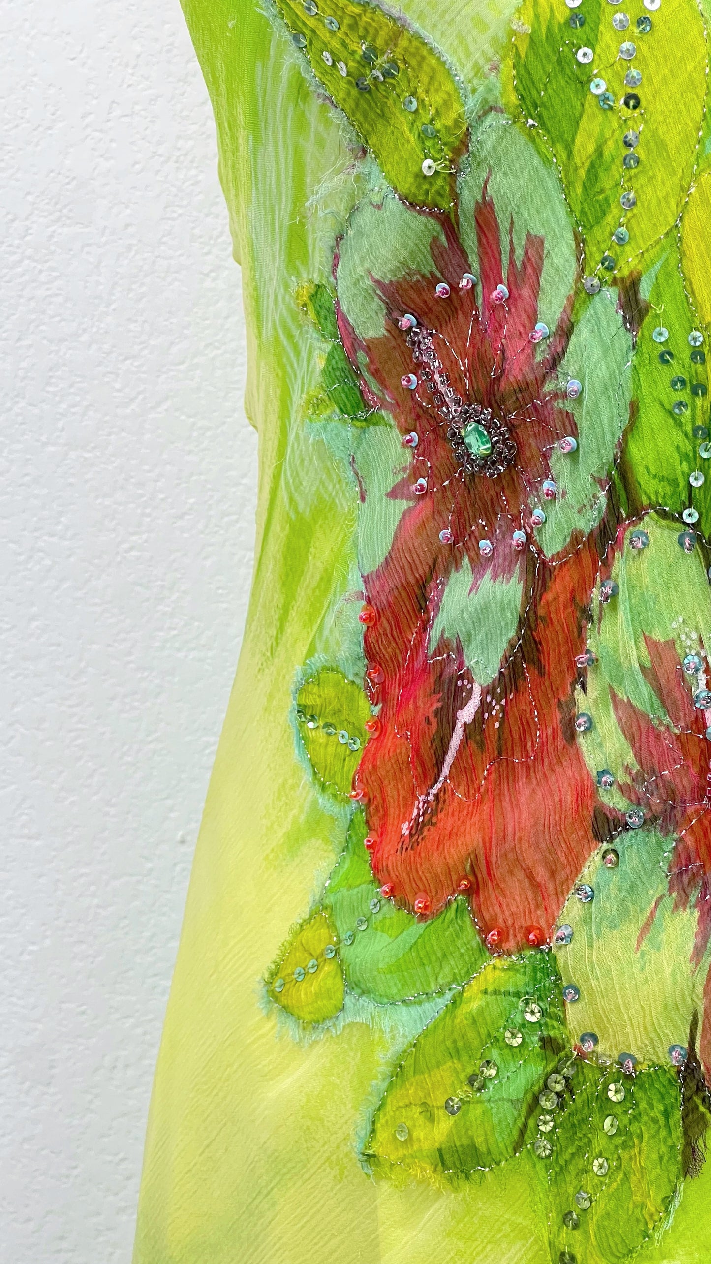 Derhy RARE Lime Garden Reverie