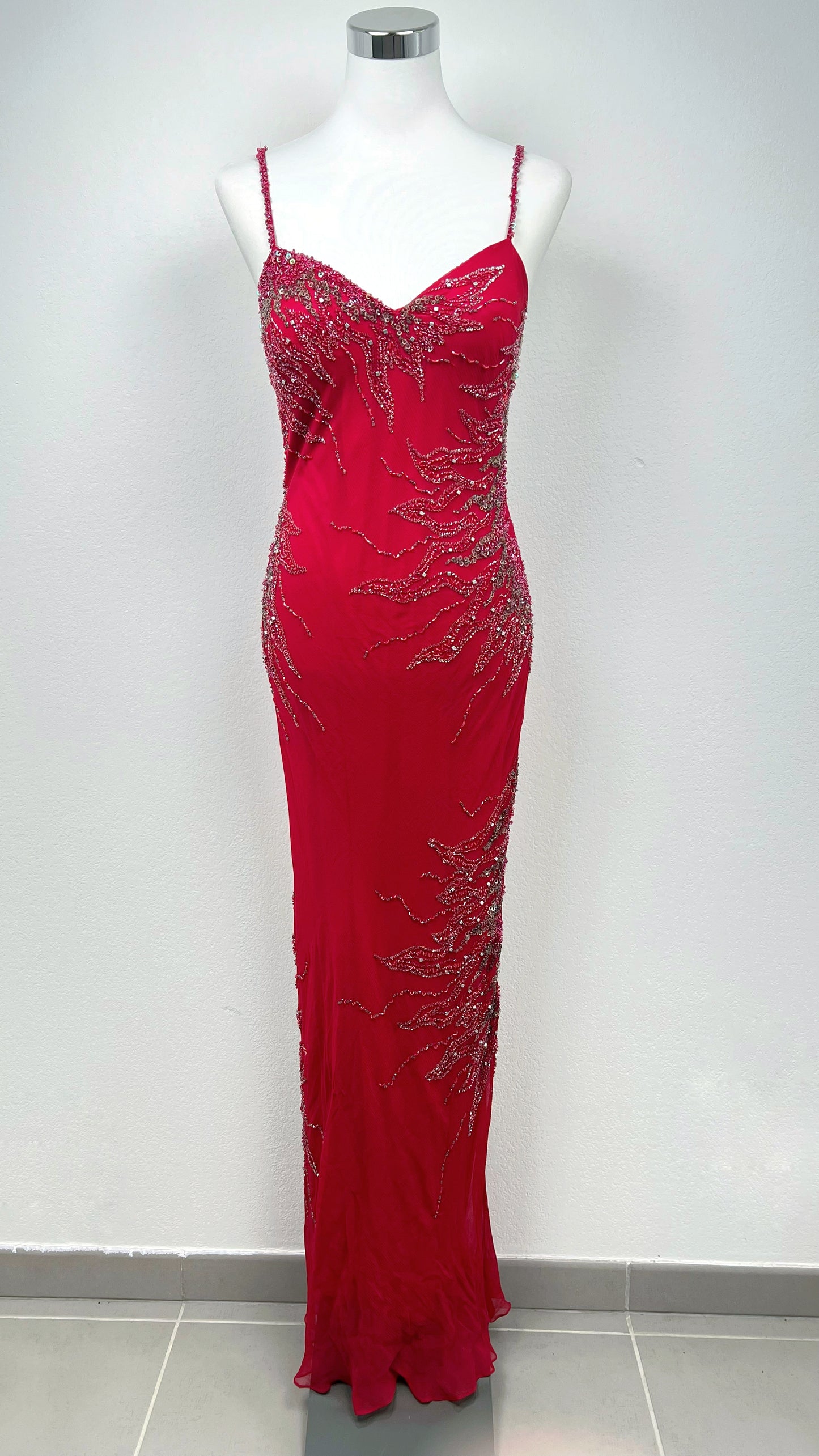 The Crimson Flame Gown