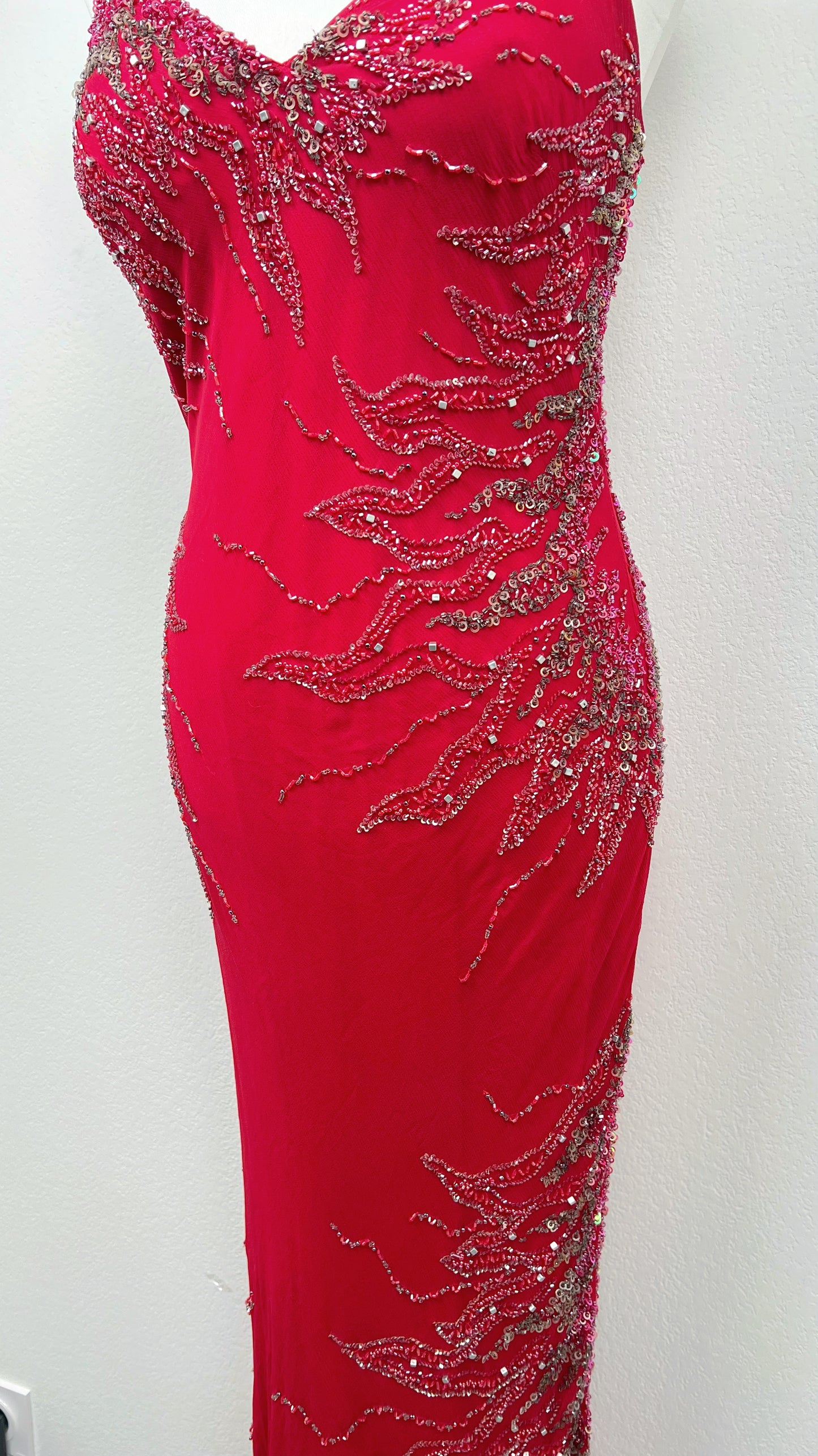 The Crimson Flame Gown