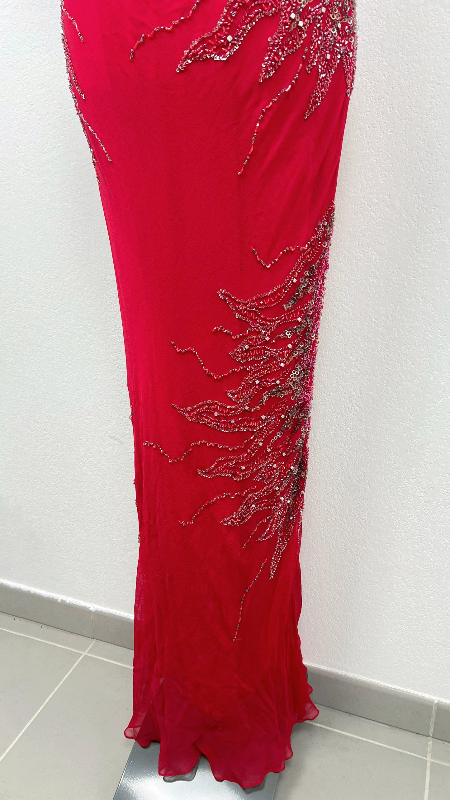 The Crimson Flame Gown