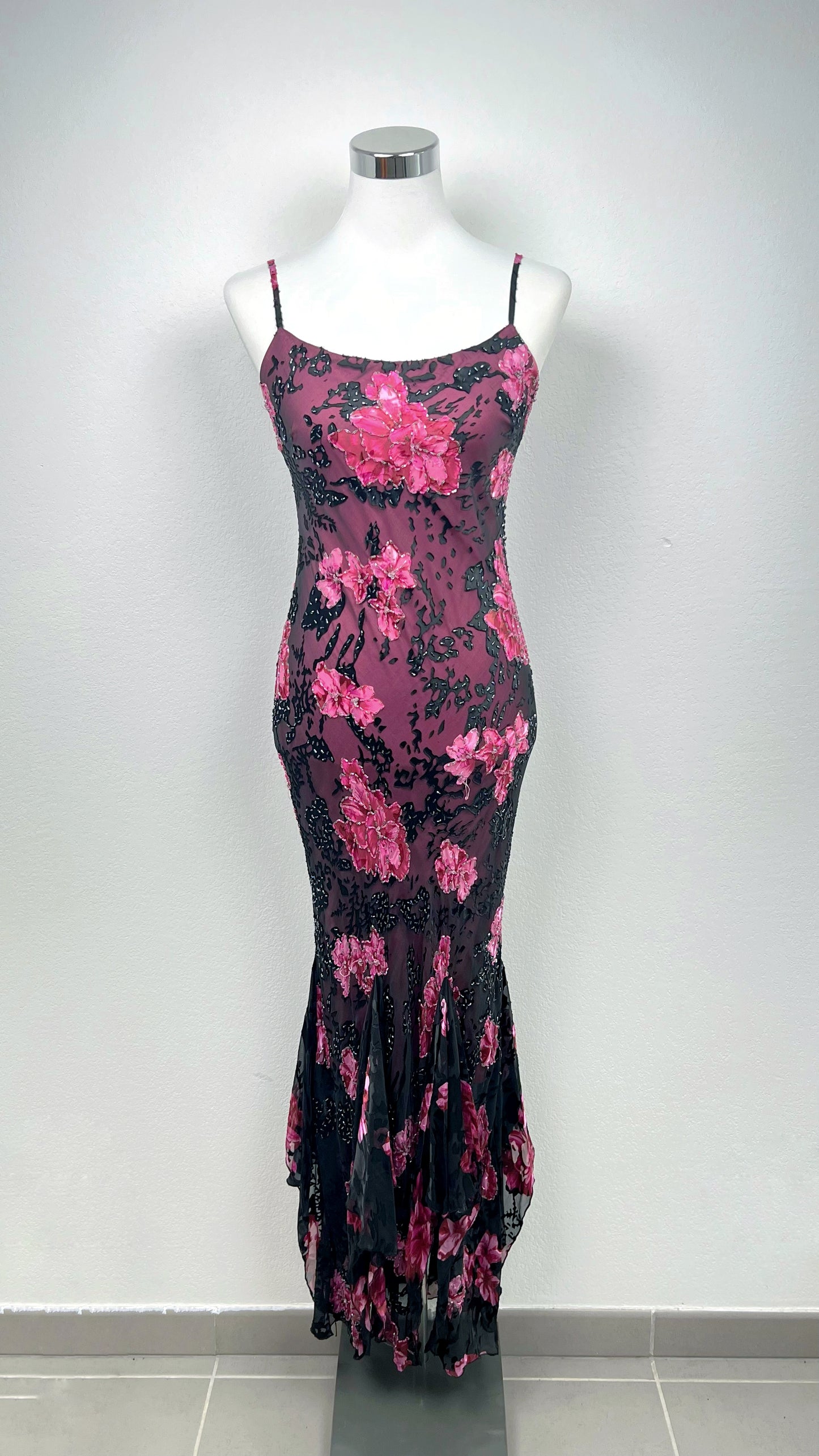 The Midnight Blossom Gown