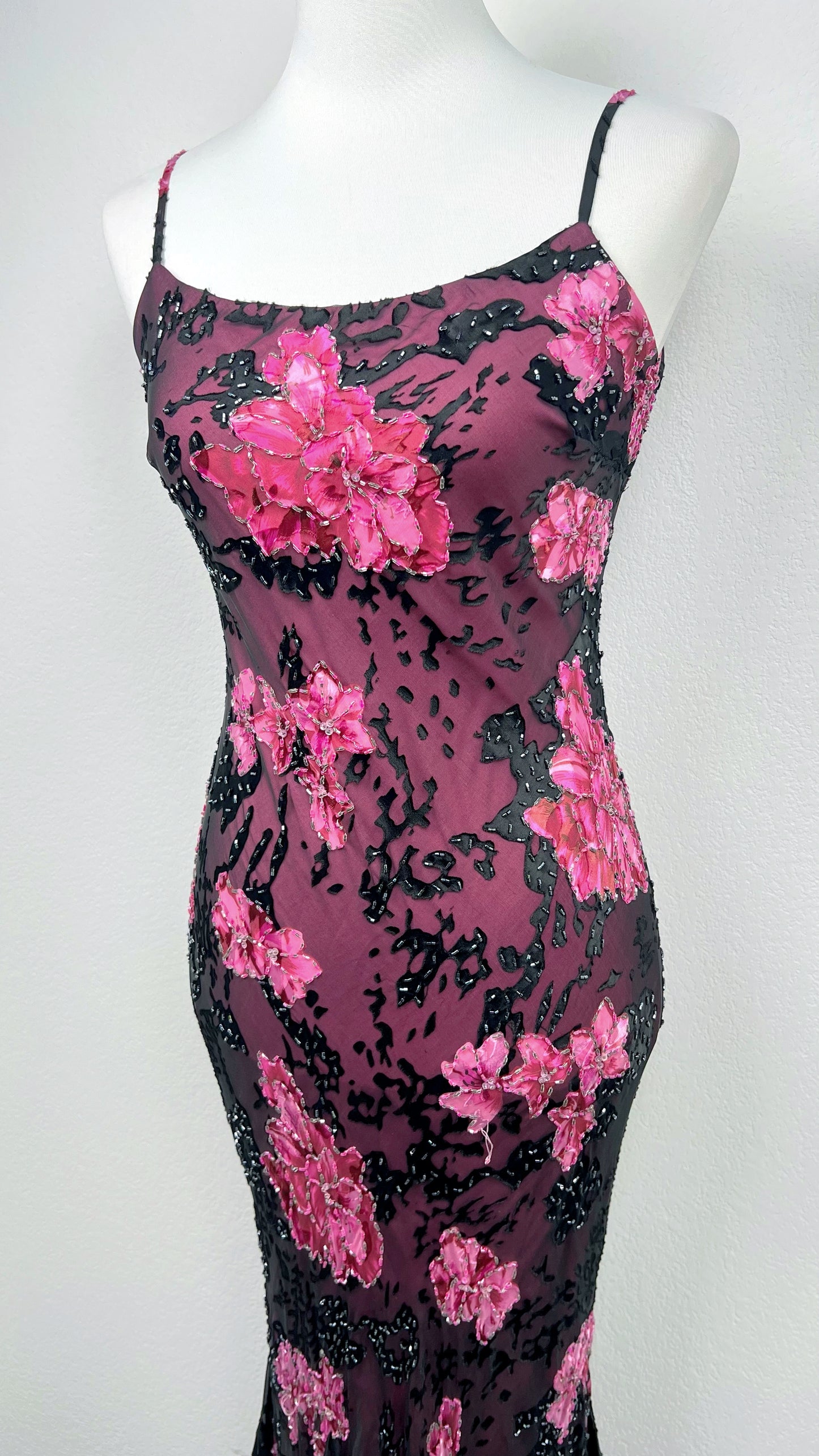 The Midnight Blossom Gown