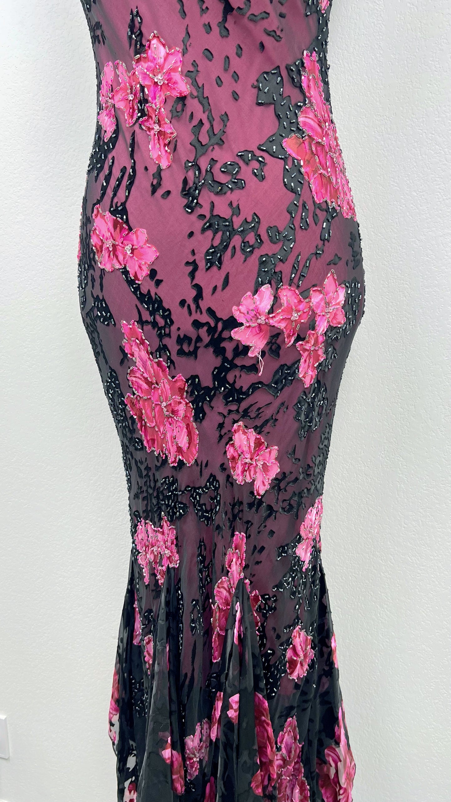 The Midnight Blossom Gown