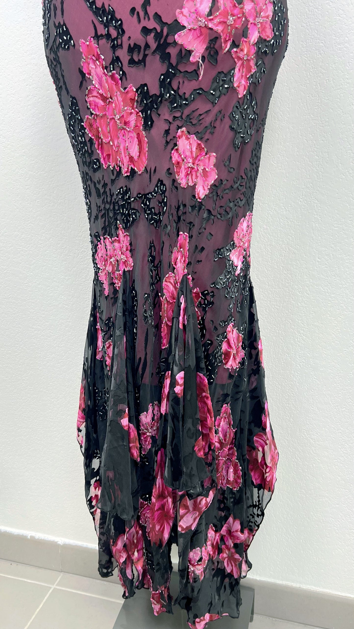The Midnight Blossom Gown