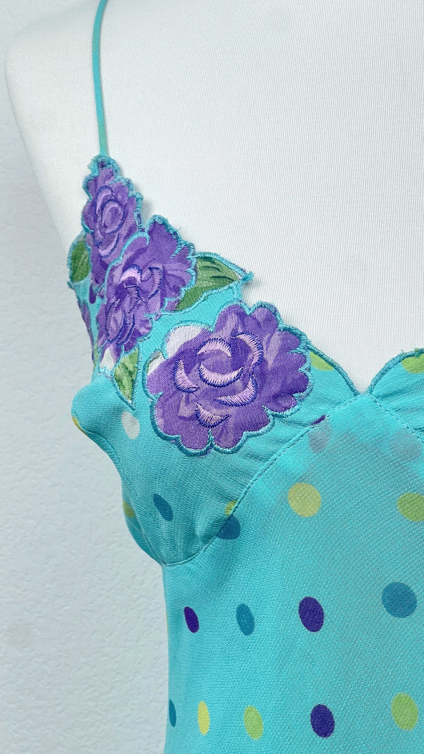 Aqua Blossom Derhy Dress