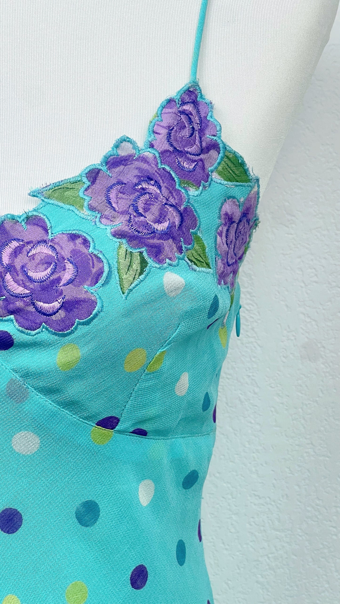 Aqua Blossom Derhy Dress