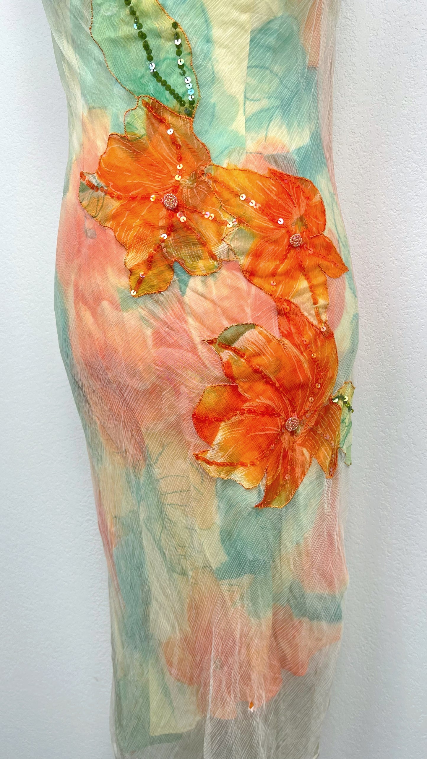 Peach Blossom Derhy Dress