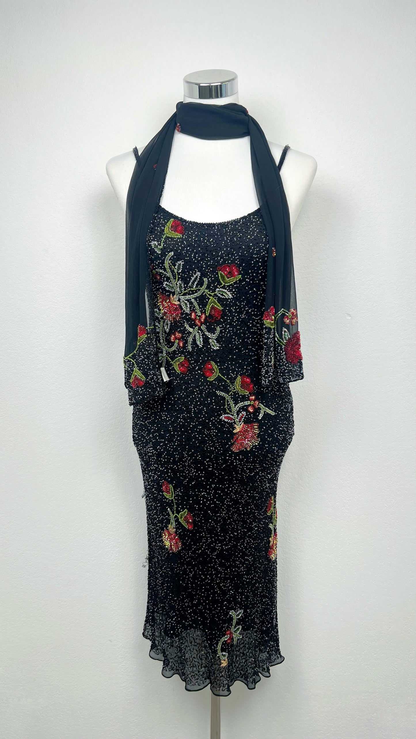 Aftershock RARE Midnight Rose Gown