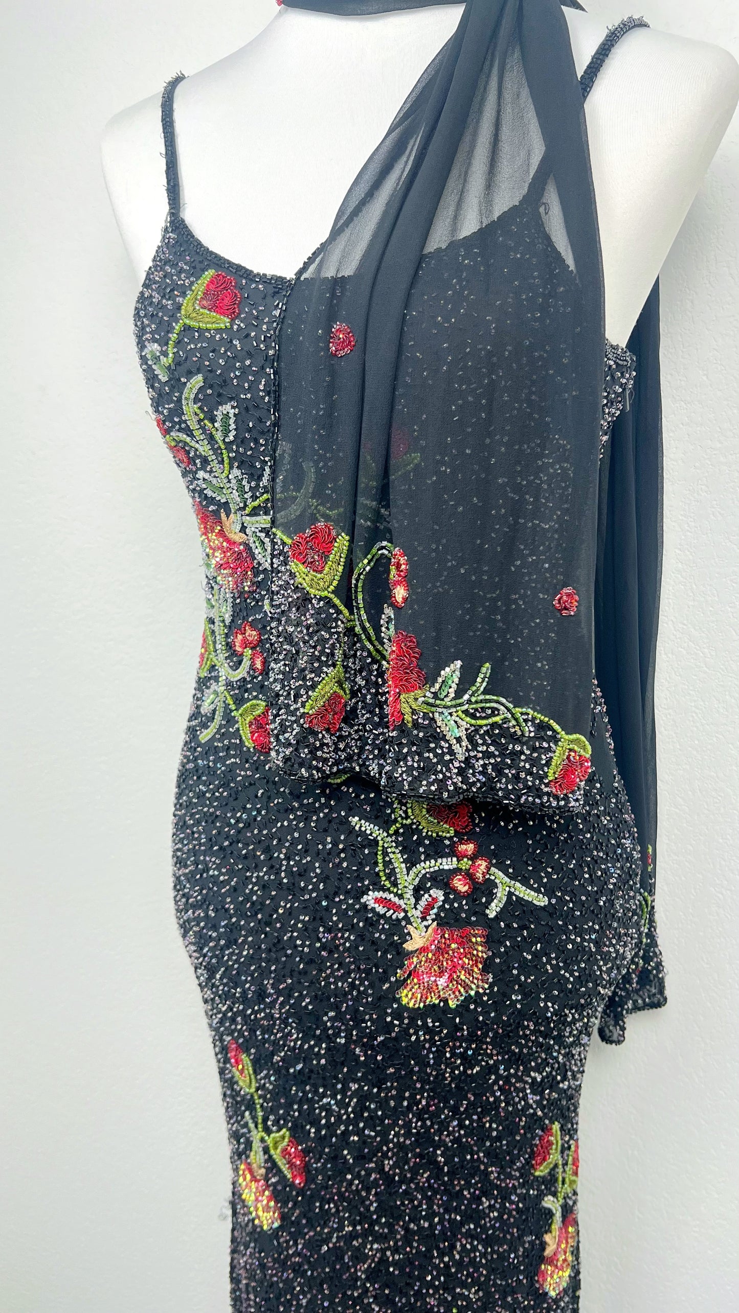 Aftershock RARE Midnight Rose Gown