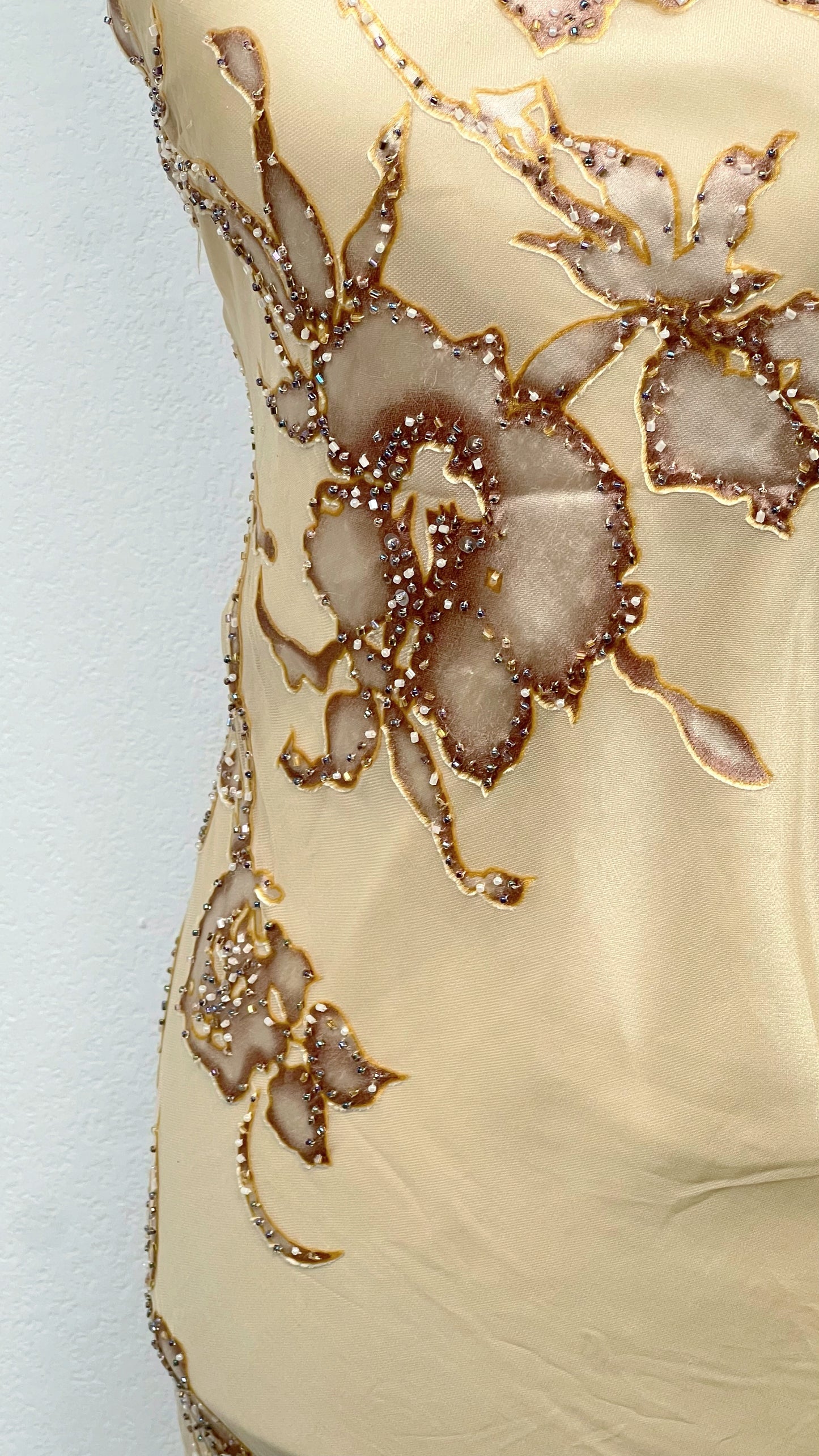 Golden Petal Gown