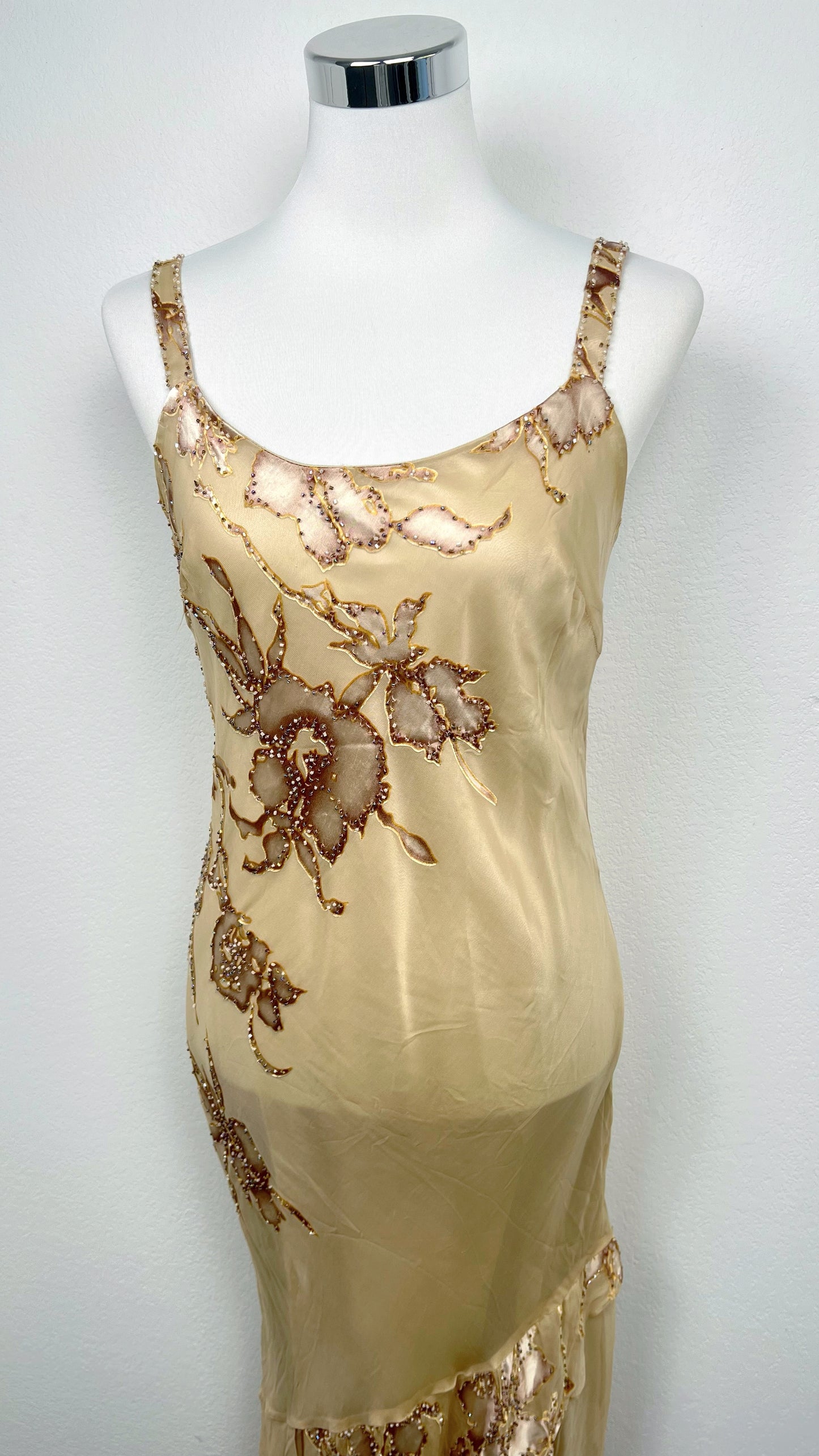 Golden Petal Gown