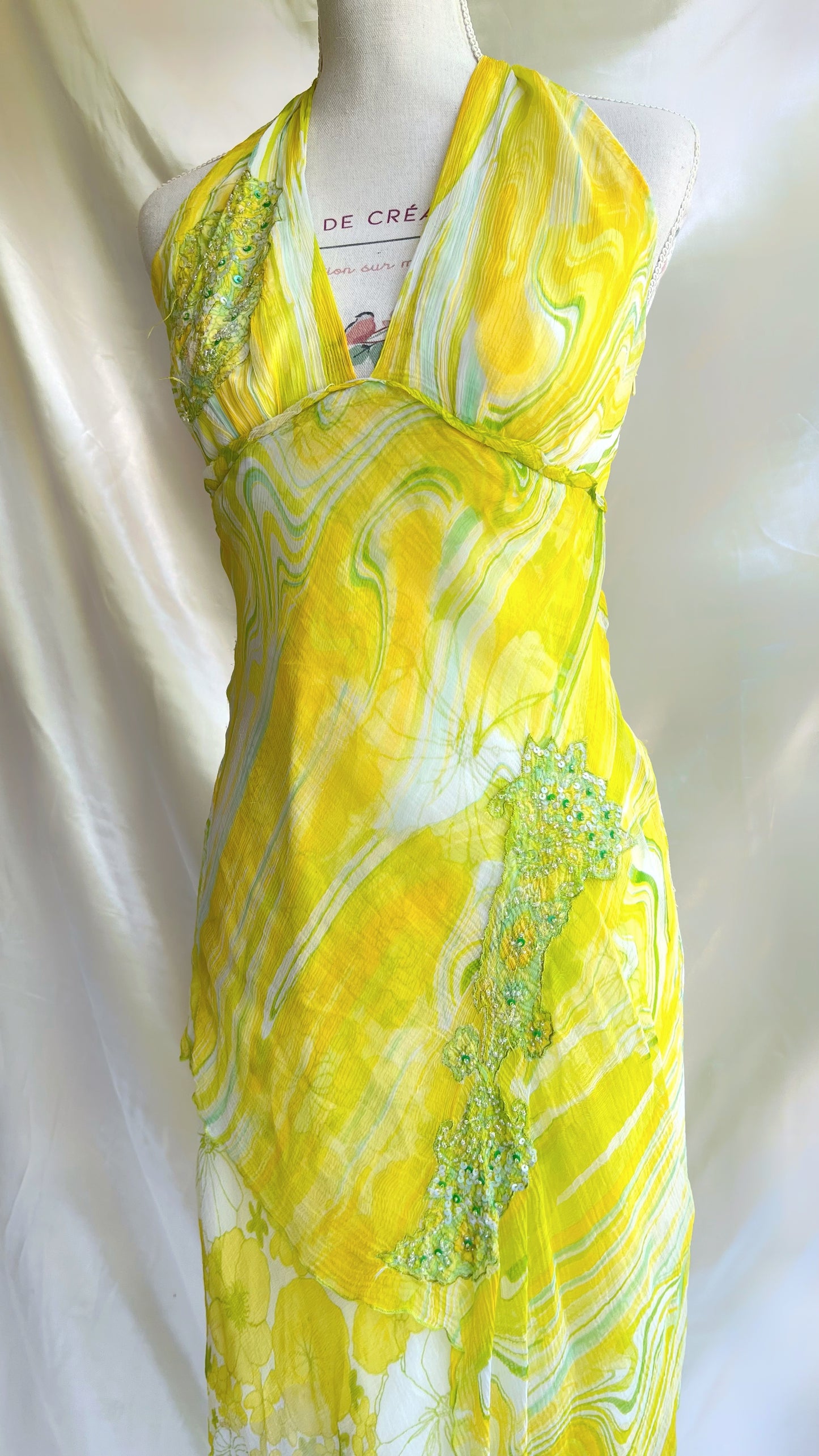 Lemon Forest Derhy Asymmetrical Dress
