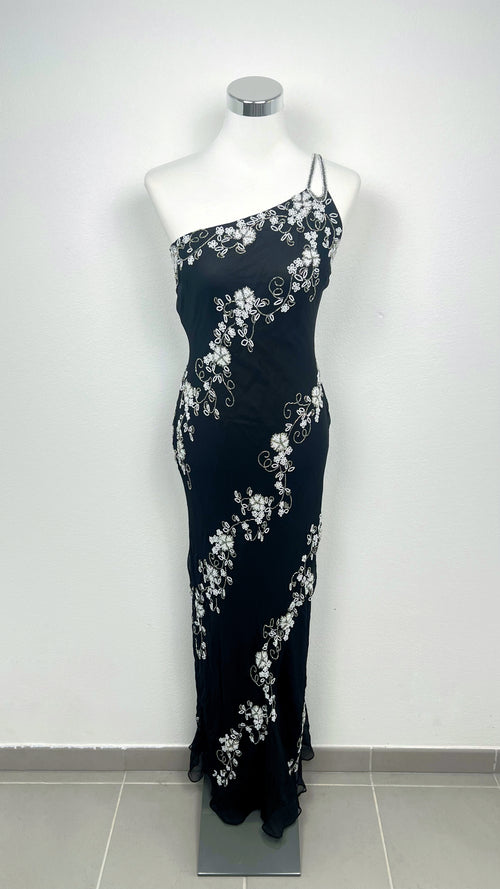 Midnight Blossom Gown