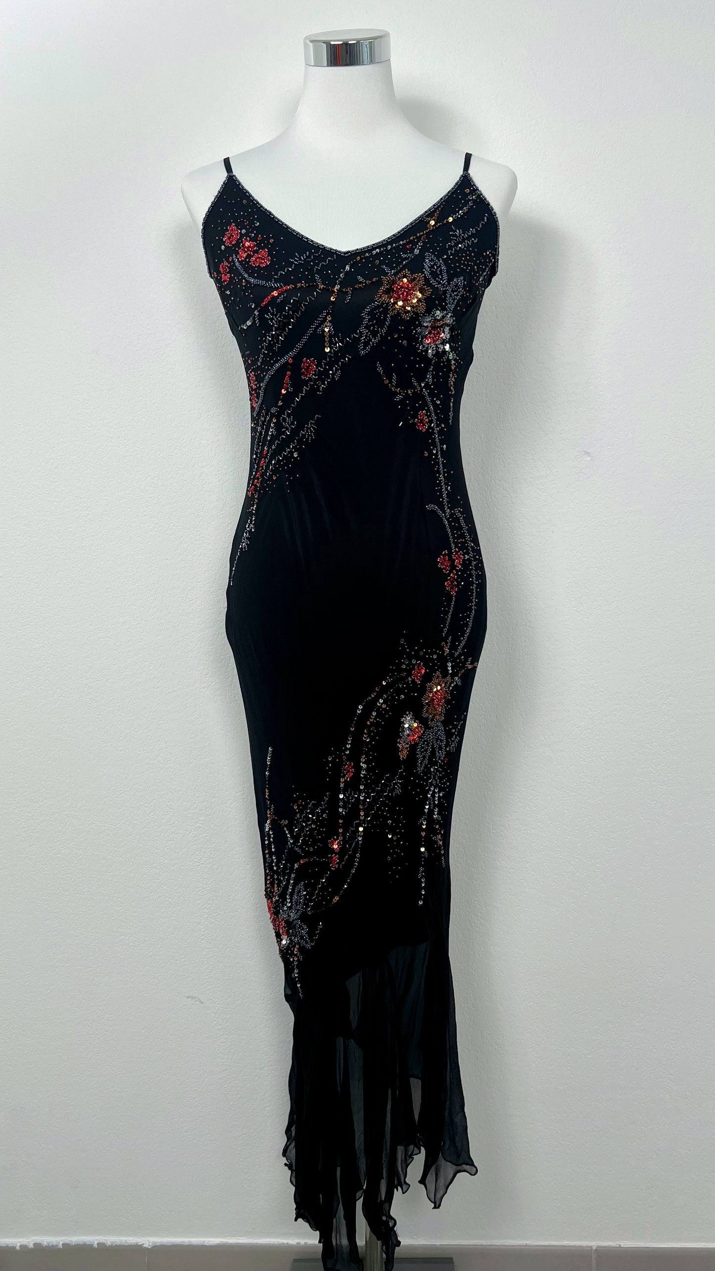Midnight Blossom Dress