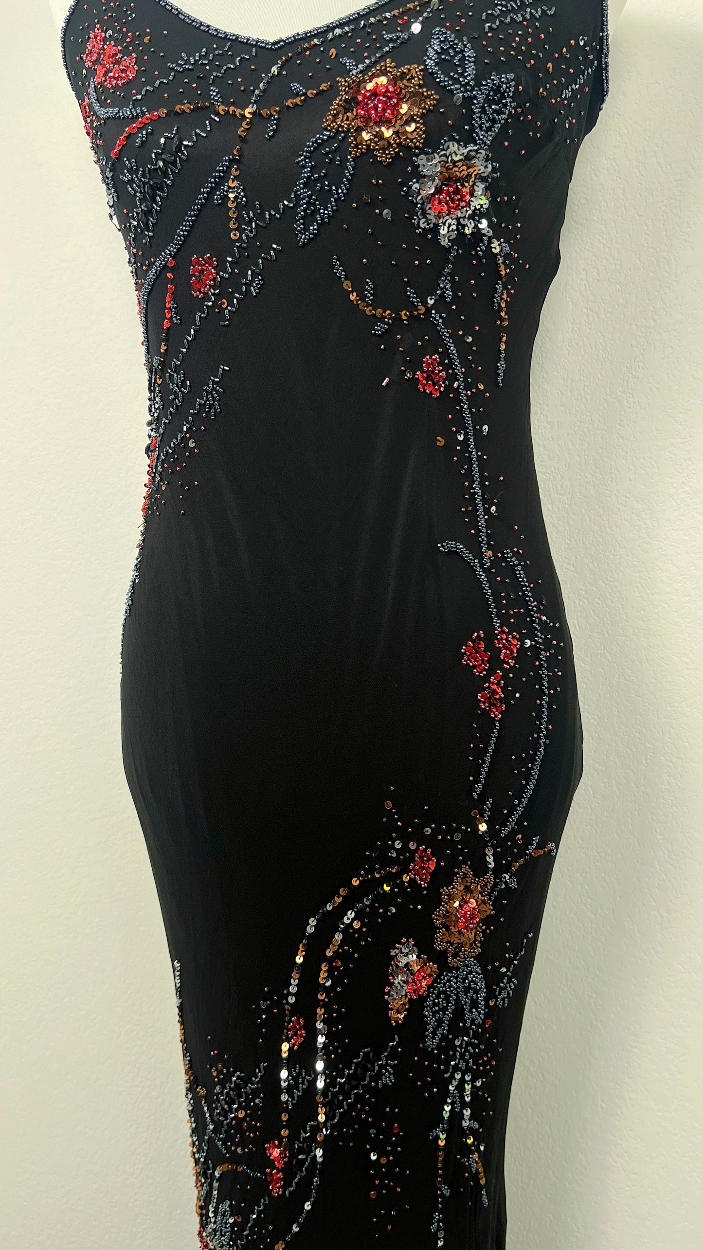Midnight Blossom Dress