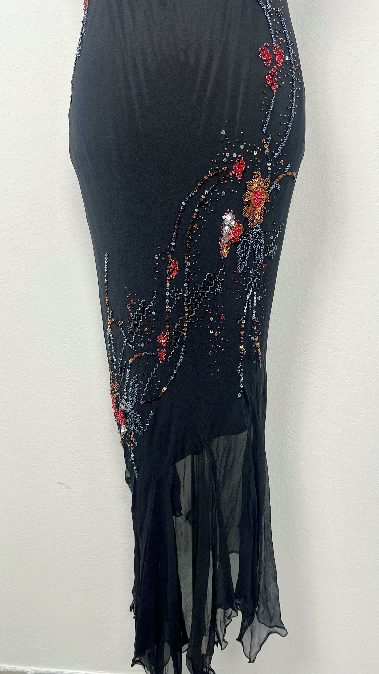 Midnight Blossom Dress