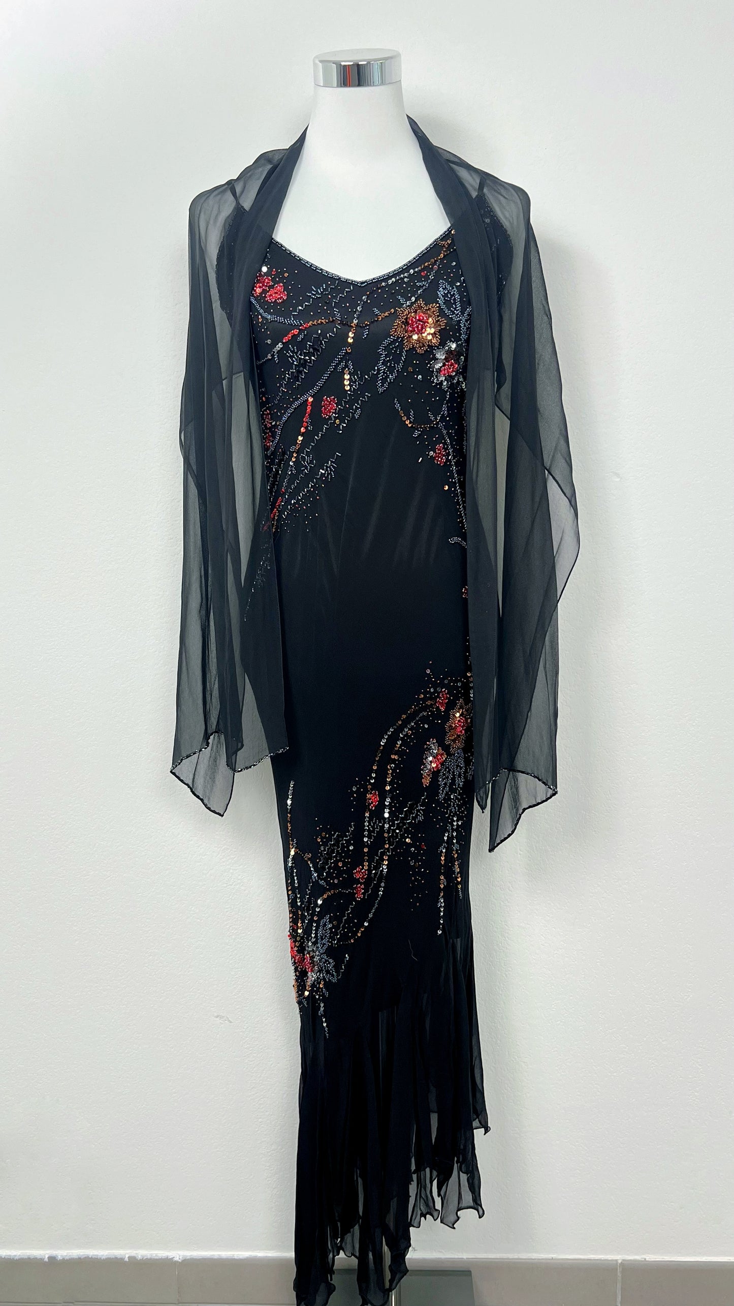 Midnight Blossom Dress