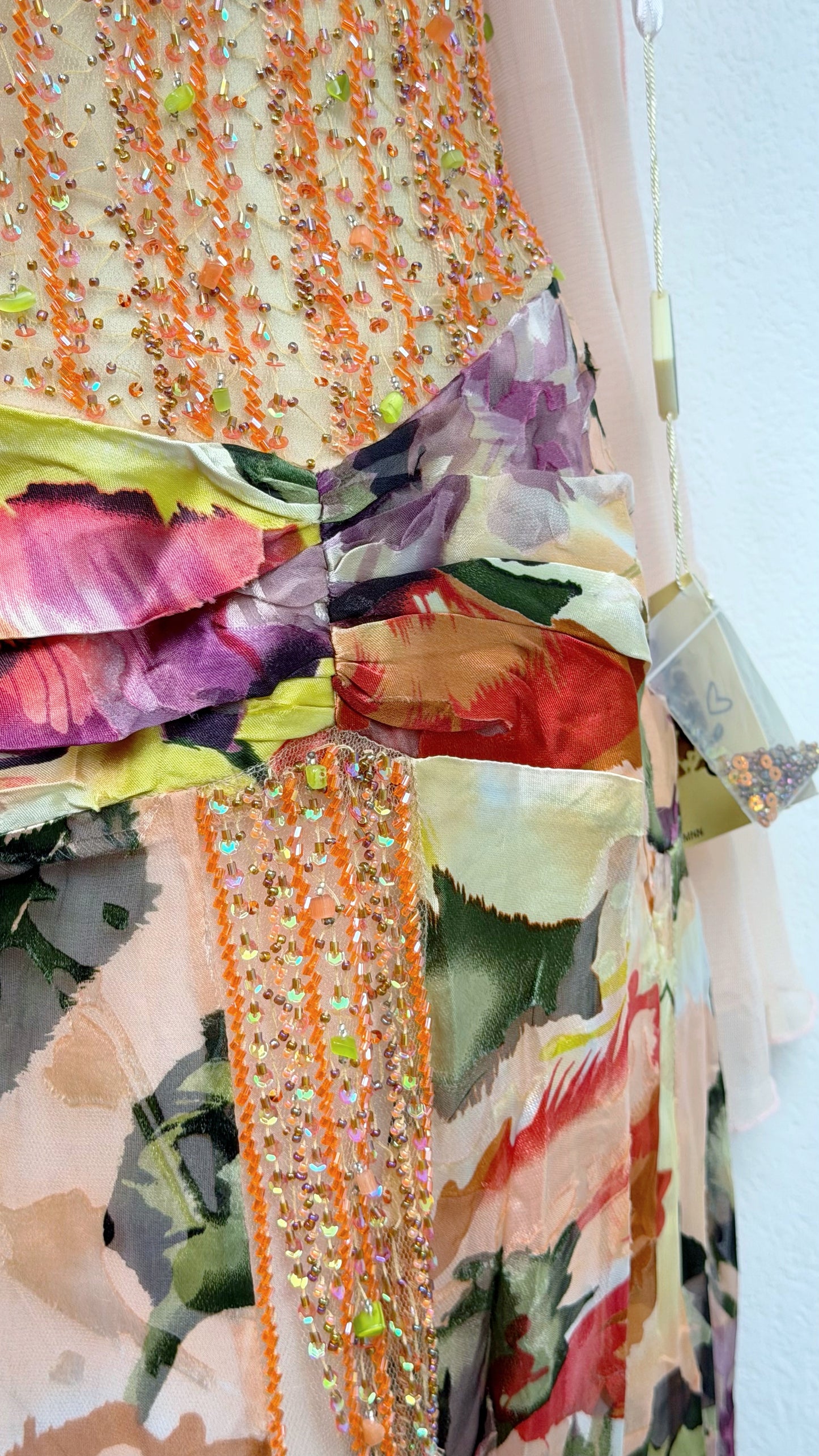 Silk Painted Garden Couture