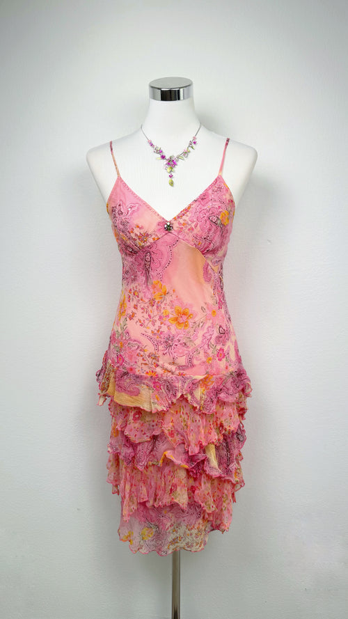 RARE Pink Sugar Bloom Derhy Dress