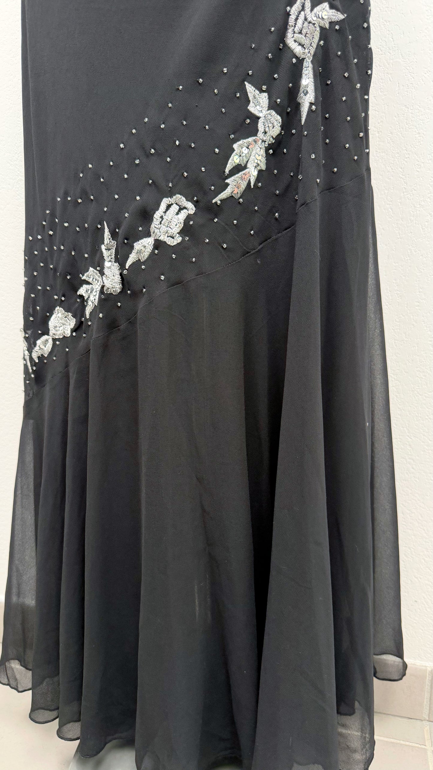 Midnight Rose Gown
